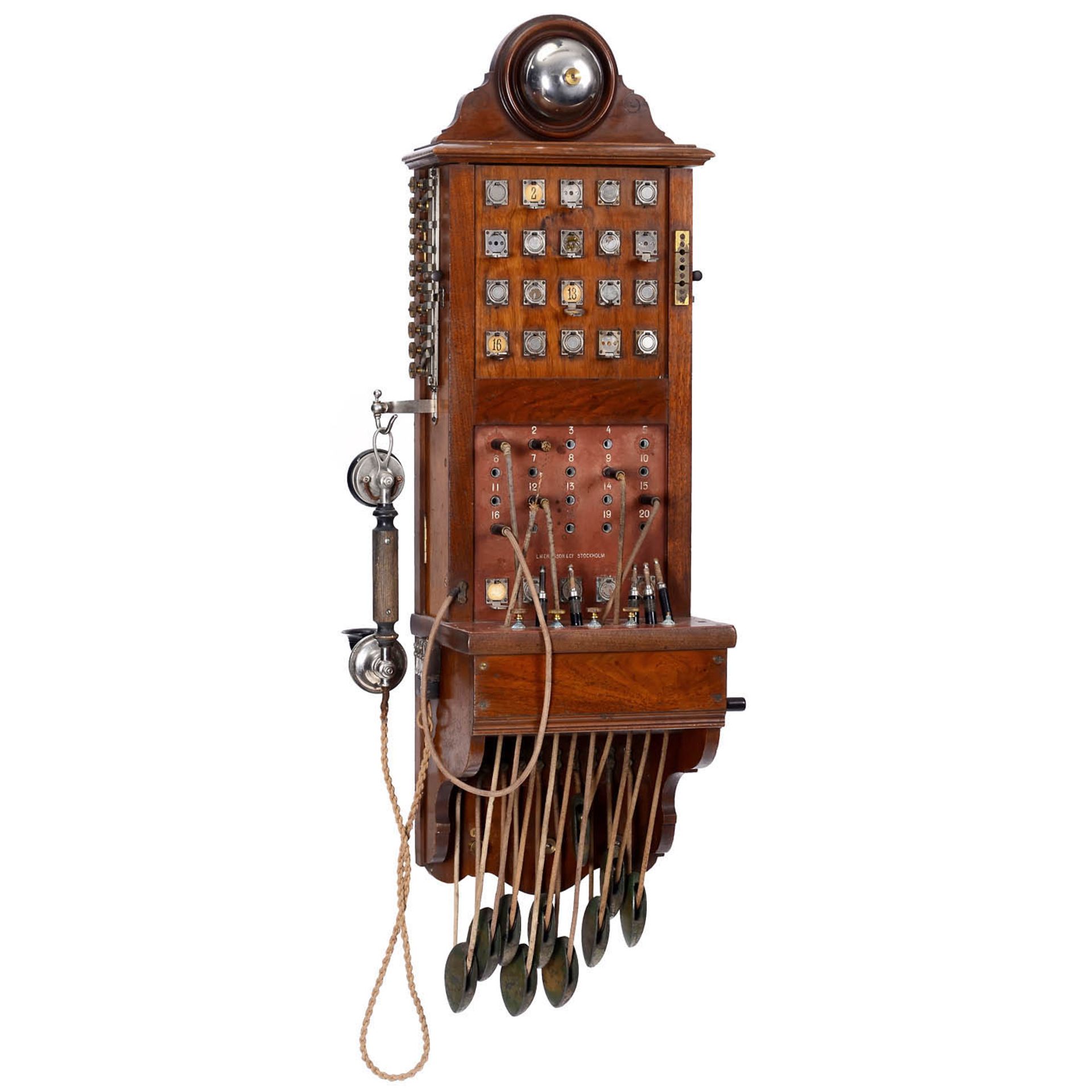 Large Switchboard by L.M. Ericsson, c. 1890 - Image 2 of 3