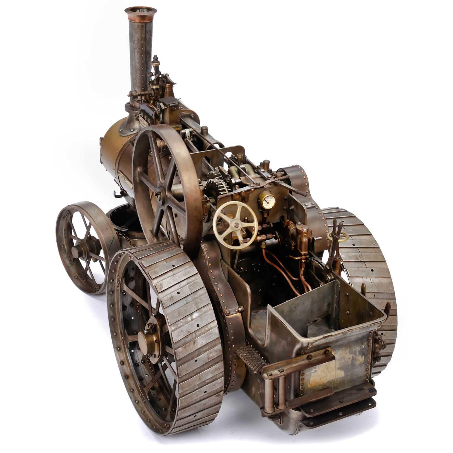 1 1/2-Inch Scale Live-Steam Model of a Traction Engine by Allchin, c. 1975 - Bild 5 aus 7