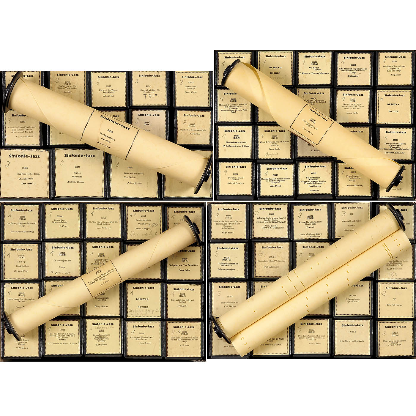 150 Hupfeld-Sinfonie-Jazz-Orchestrion Rolls