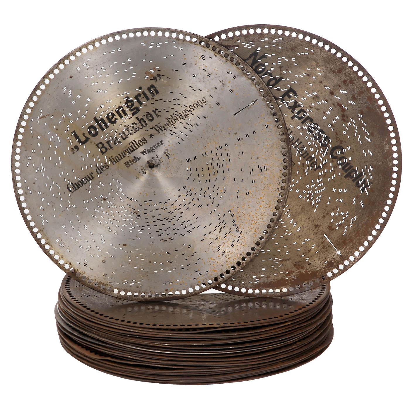 28 Lochmann 15 ¼ in. Discs, c. 1900 - Image 2 of 2