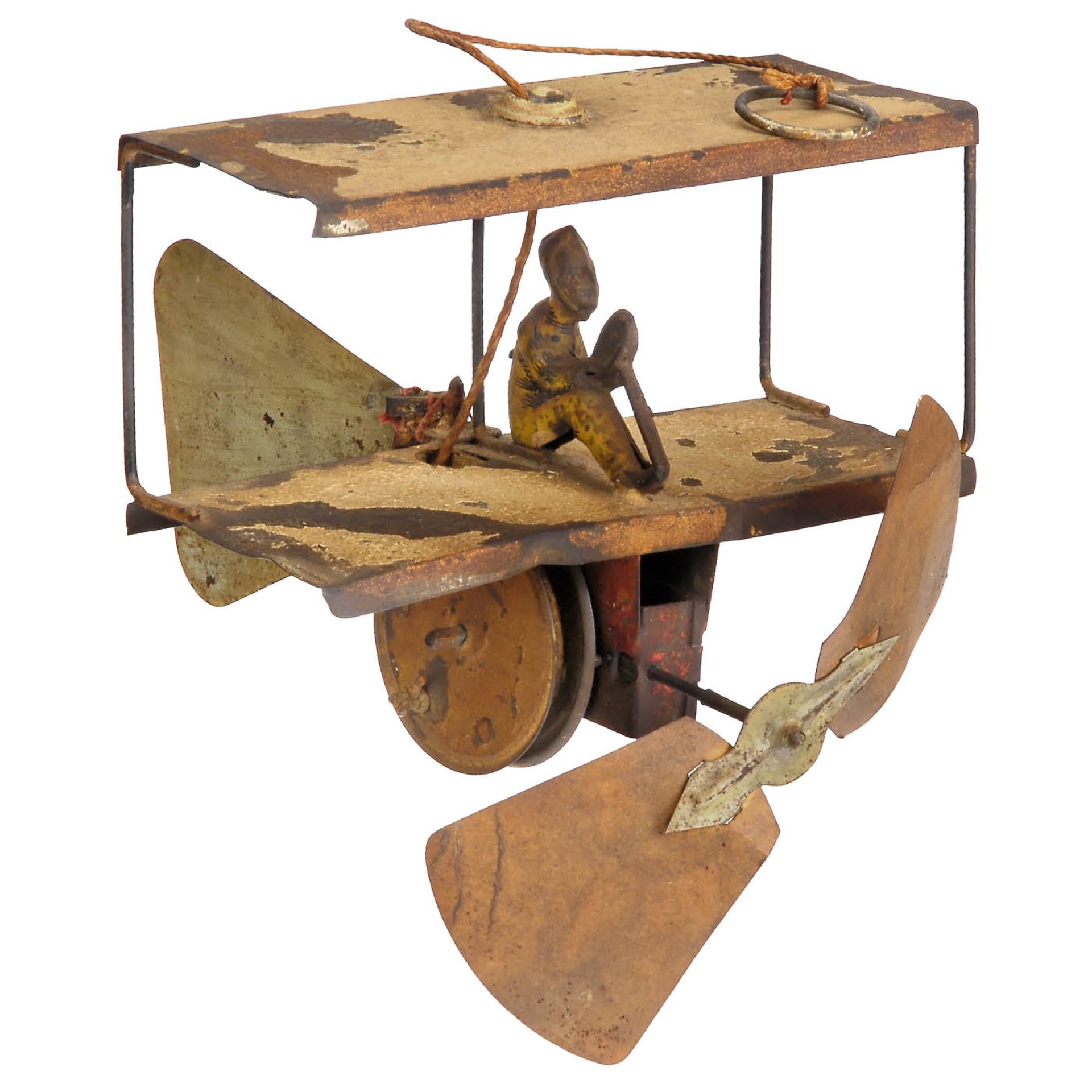 Tin Toy Biplane, c. 1900 - Image 2 of 2