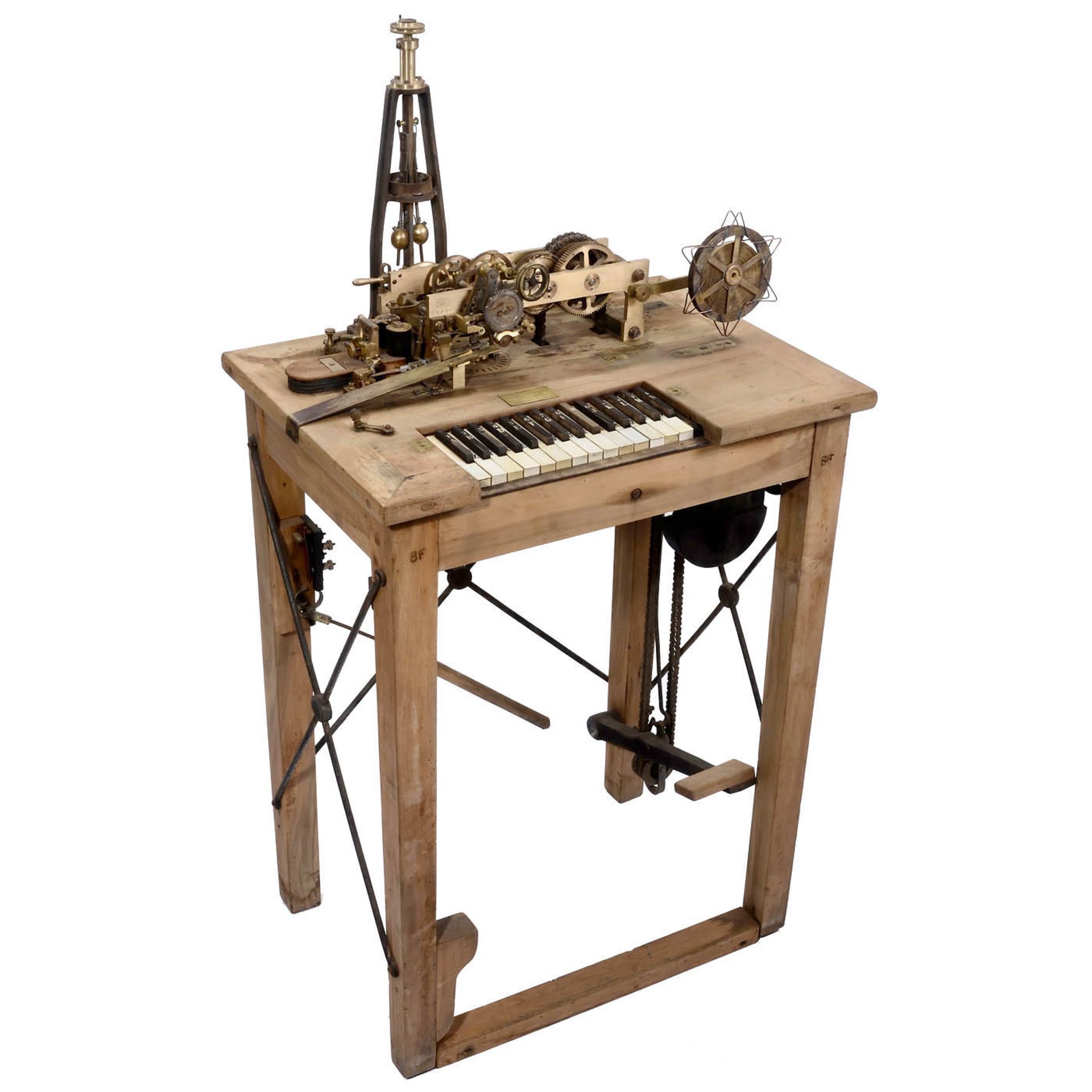 Hughes Printing Telegraph, c. 1875 - Bild 2 aus 9