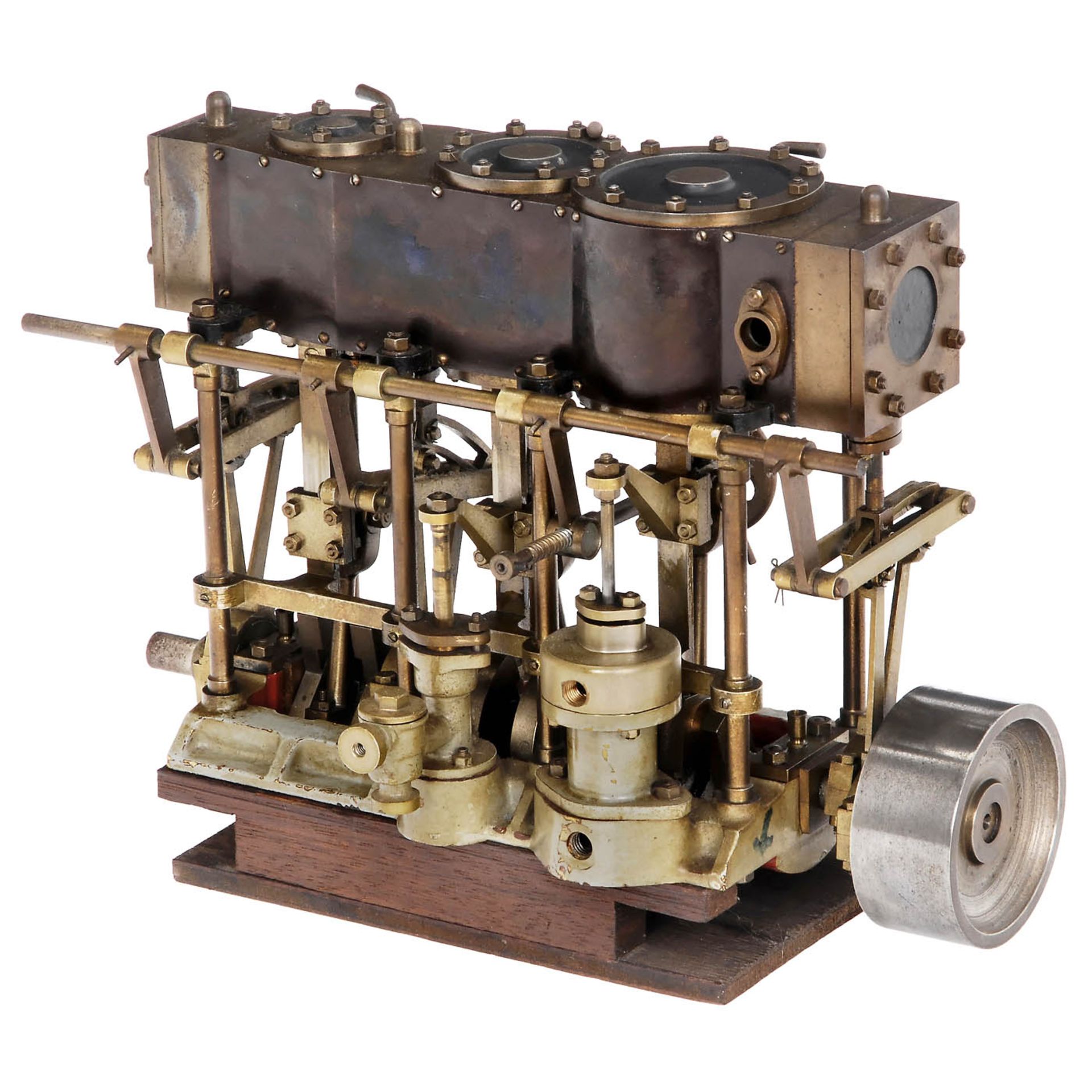 Precision Model of a Triple-Expansion Compound Marine Steam Engine, c. 1950 - Bild 3 aus 3