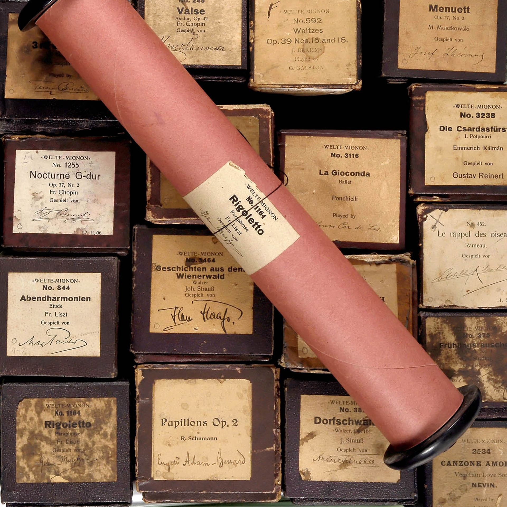 51 Welte-Mignon Reproducing Piano Rolls (Red), 1905 onwards - Bild 8 aus 8