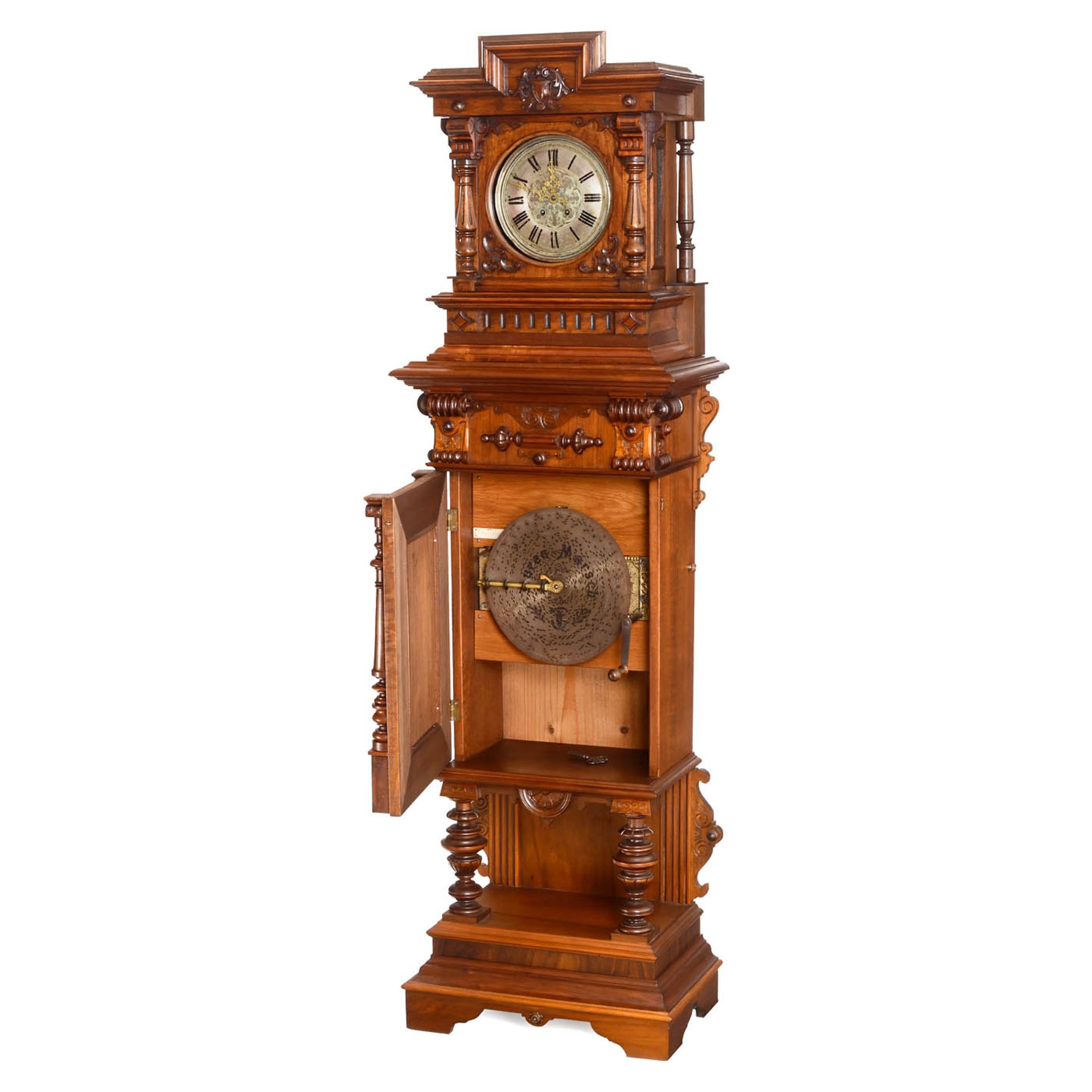 Polyphon Style 63 Hall Clock, c. 1900 - Image 4 of 6