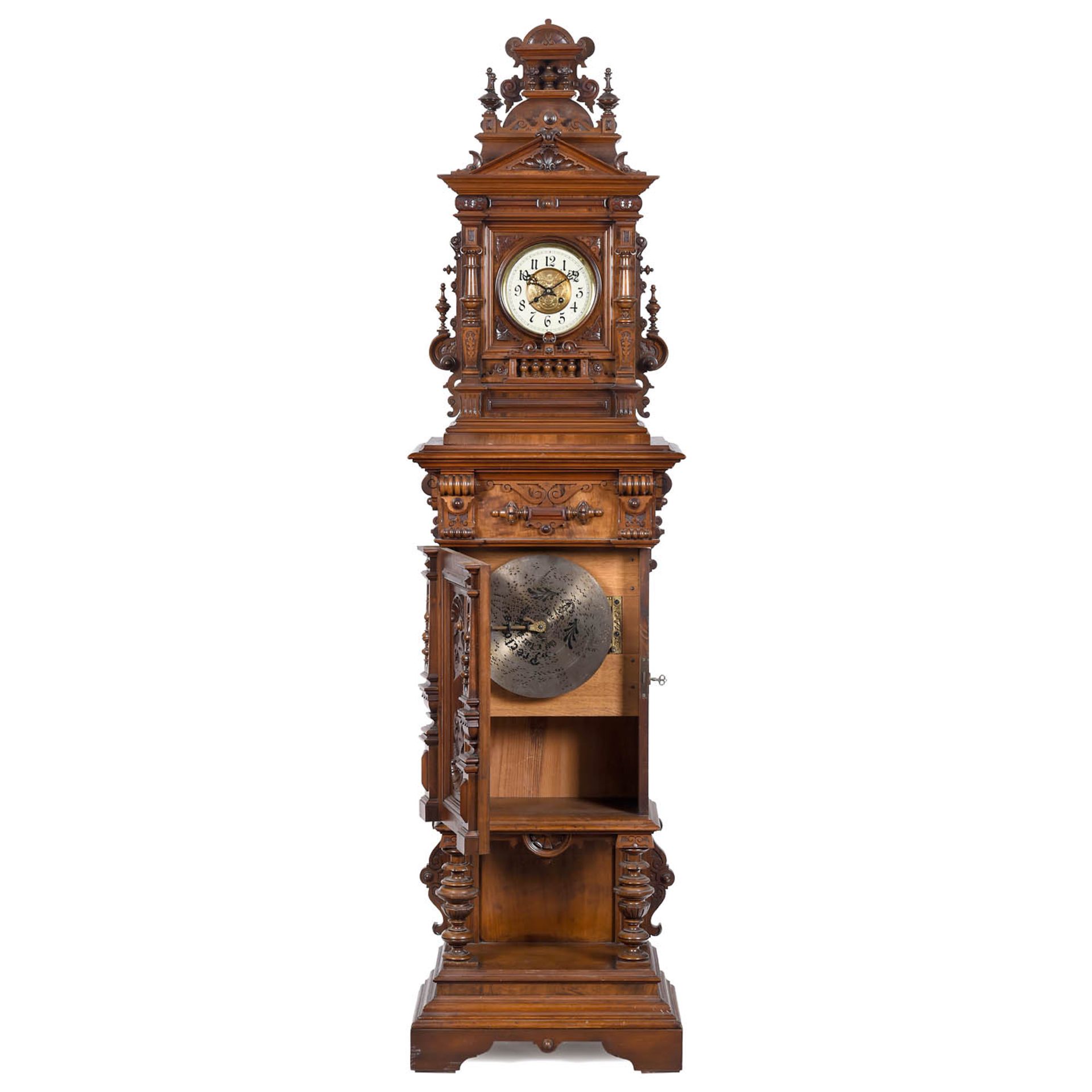 Polyphon Style 63 Hall Clock, c. 1900 - Image 3 of 7