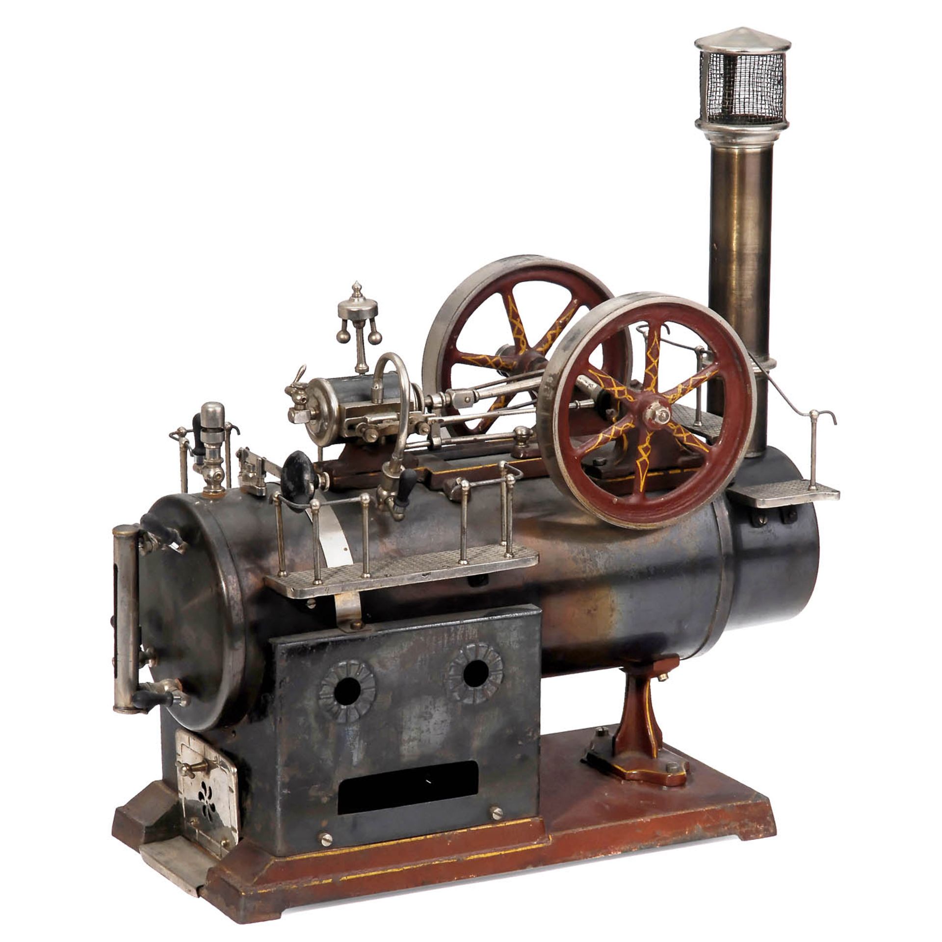 Stationary Steam Engine by Doll, c. 1927 - Bild 2 aus 2