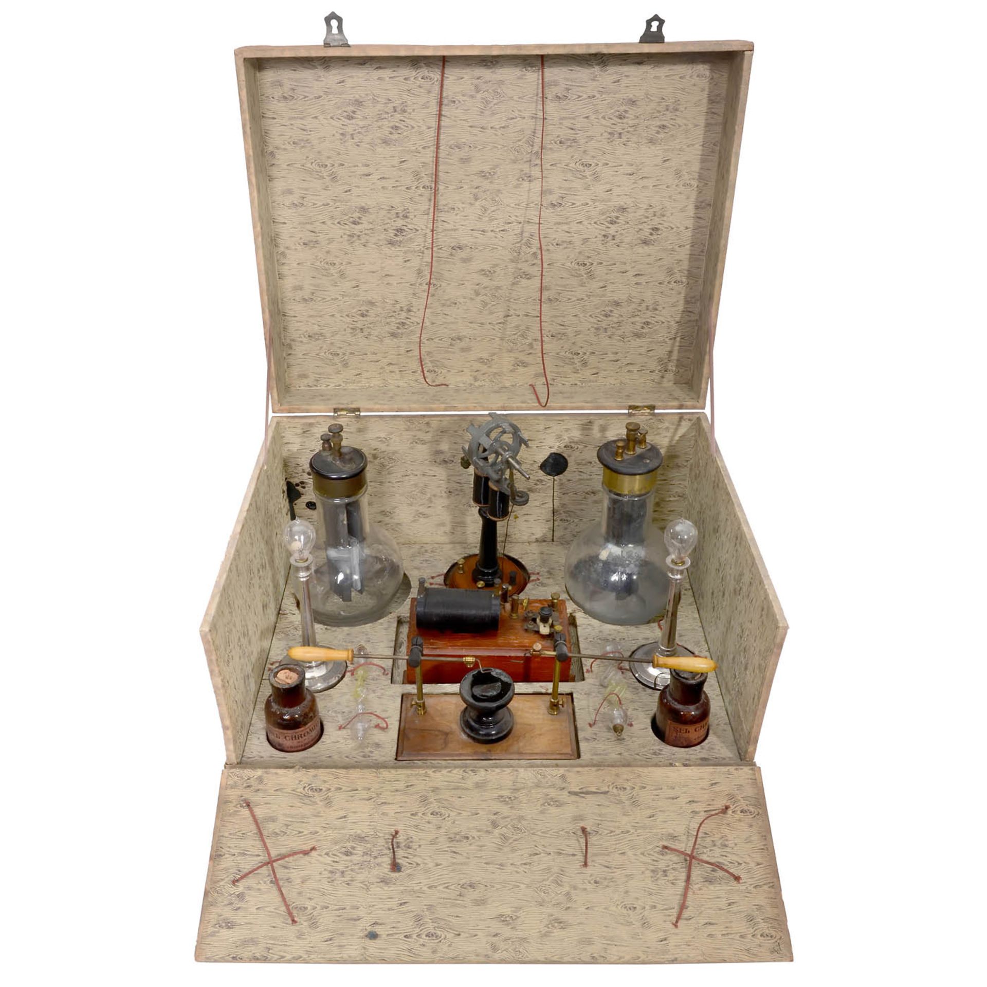 French Experiment Box for Demonstrating Electricity, c. 1910 - Bild 2 aus 3