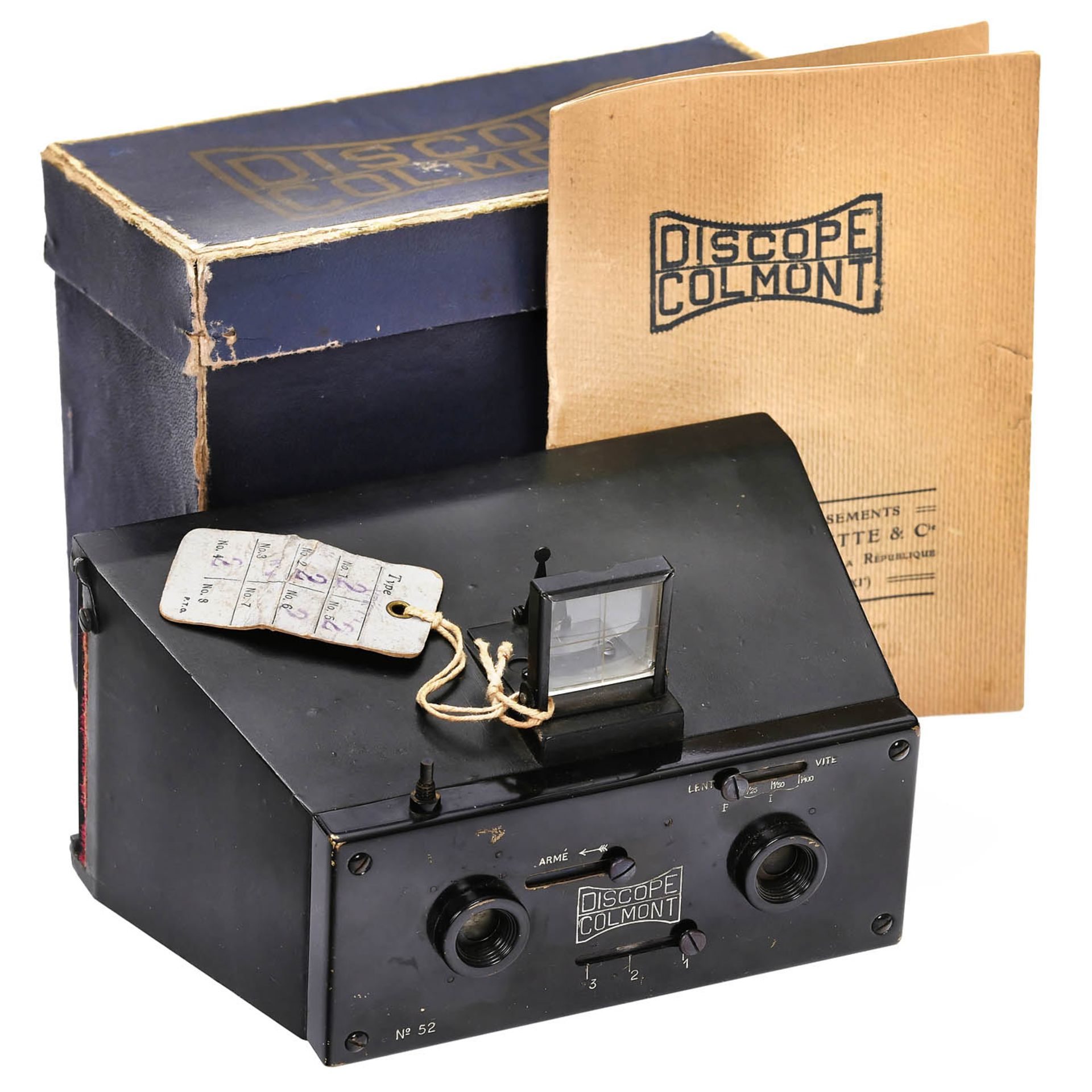 Discope Colmont Stereo-Jumelle Camera, c. 1925