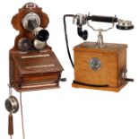 2 German Telephones