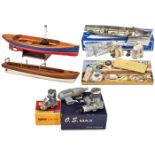 Maxwell Hemmens Steam Boat "Lady Jane" and Other Items, c. 1990