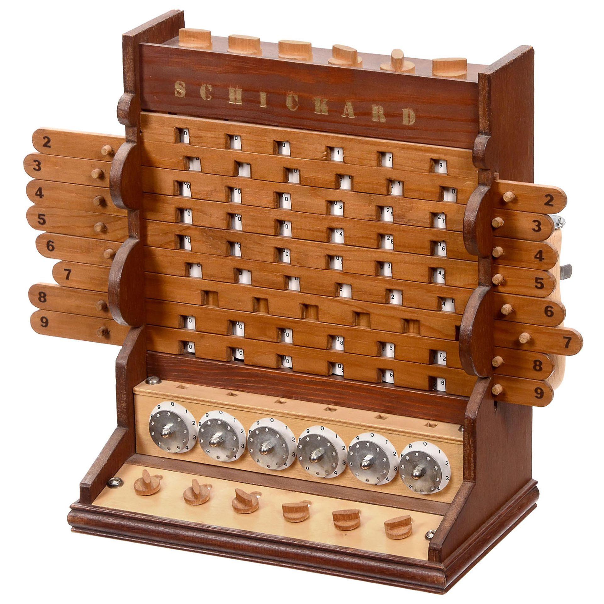 Replica of Wilhelm Schickard's Mechanical Calculating Machine of 1623