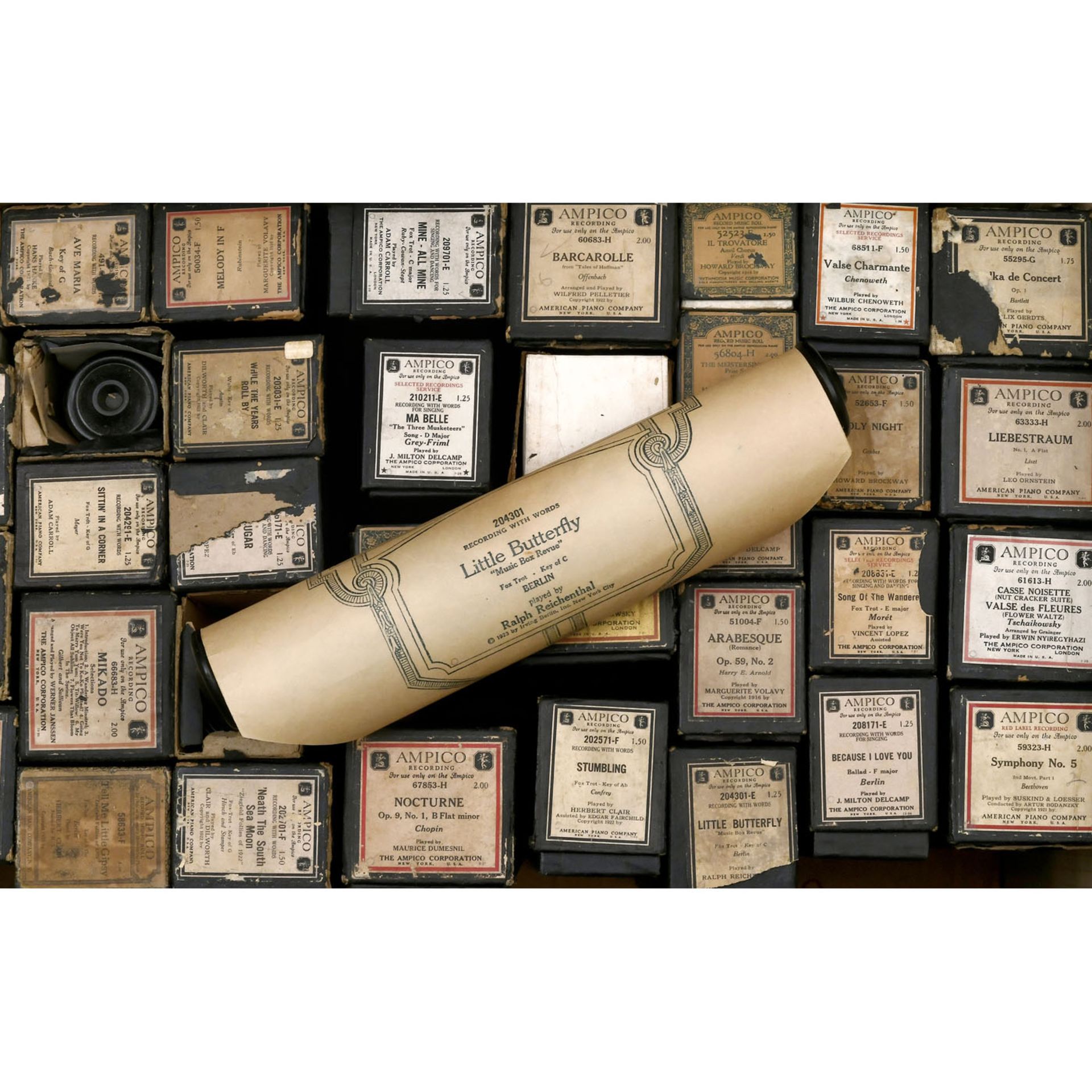 Lot of 233 Ampico Player Piano Rolls - Image 3 of 3