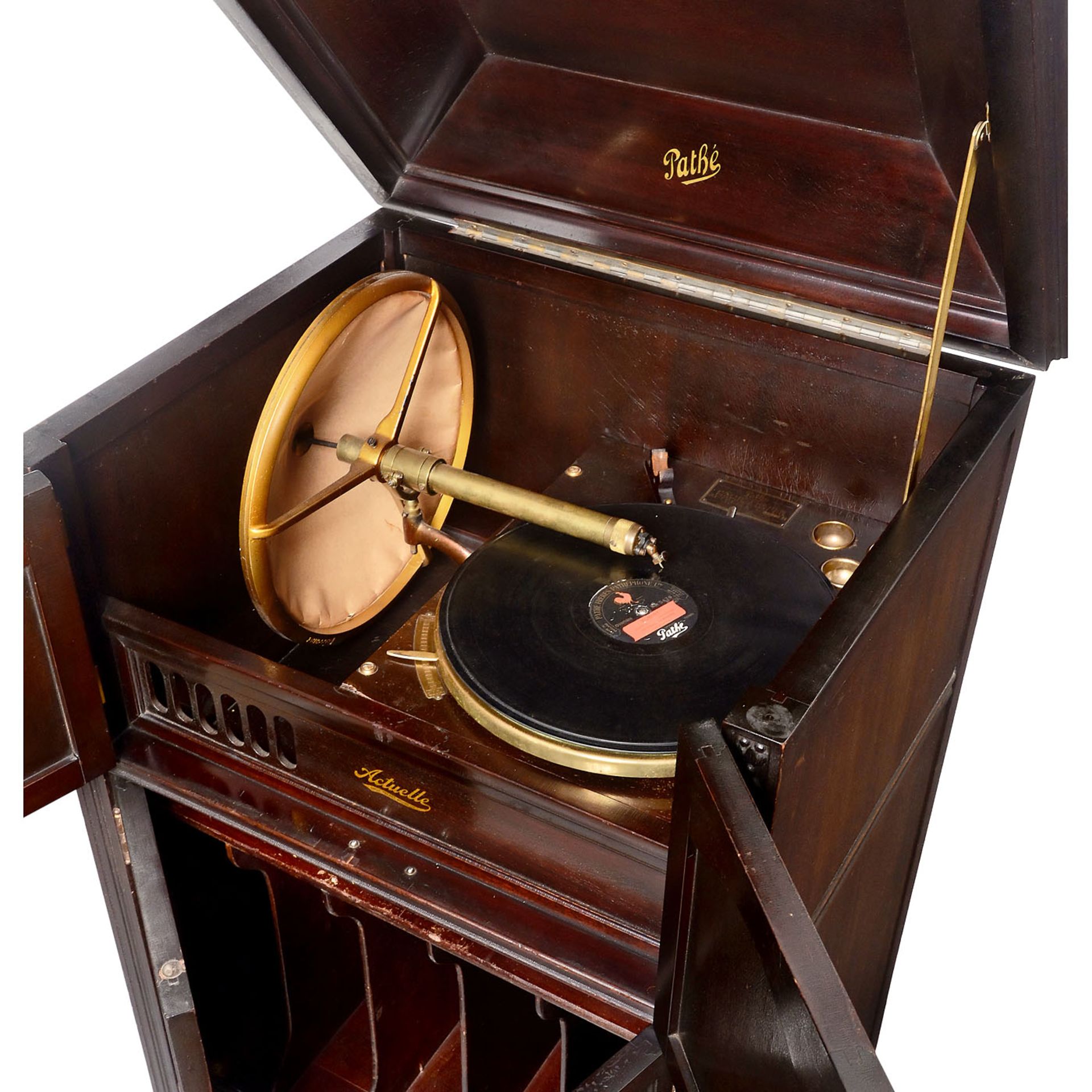 Pathé Actuelle Cabinet Gramophone, c. 1925 - Image 2 of 2