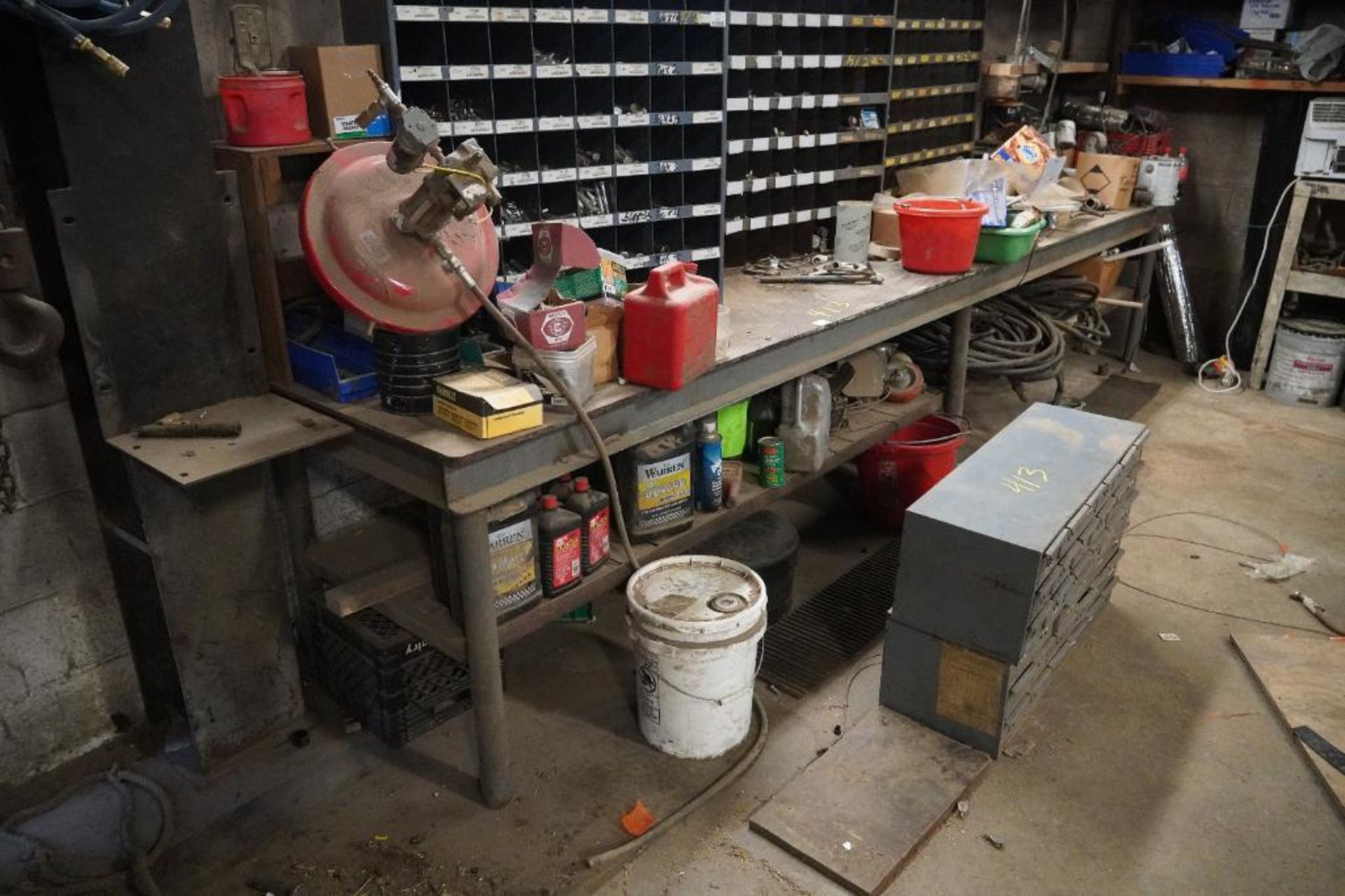 Work Bench & Bolt Bins - Image 4 of 11