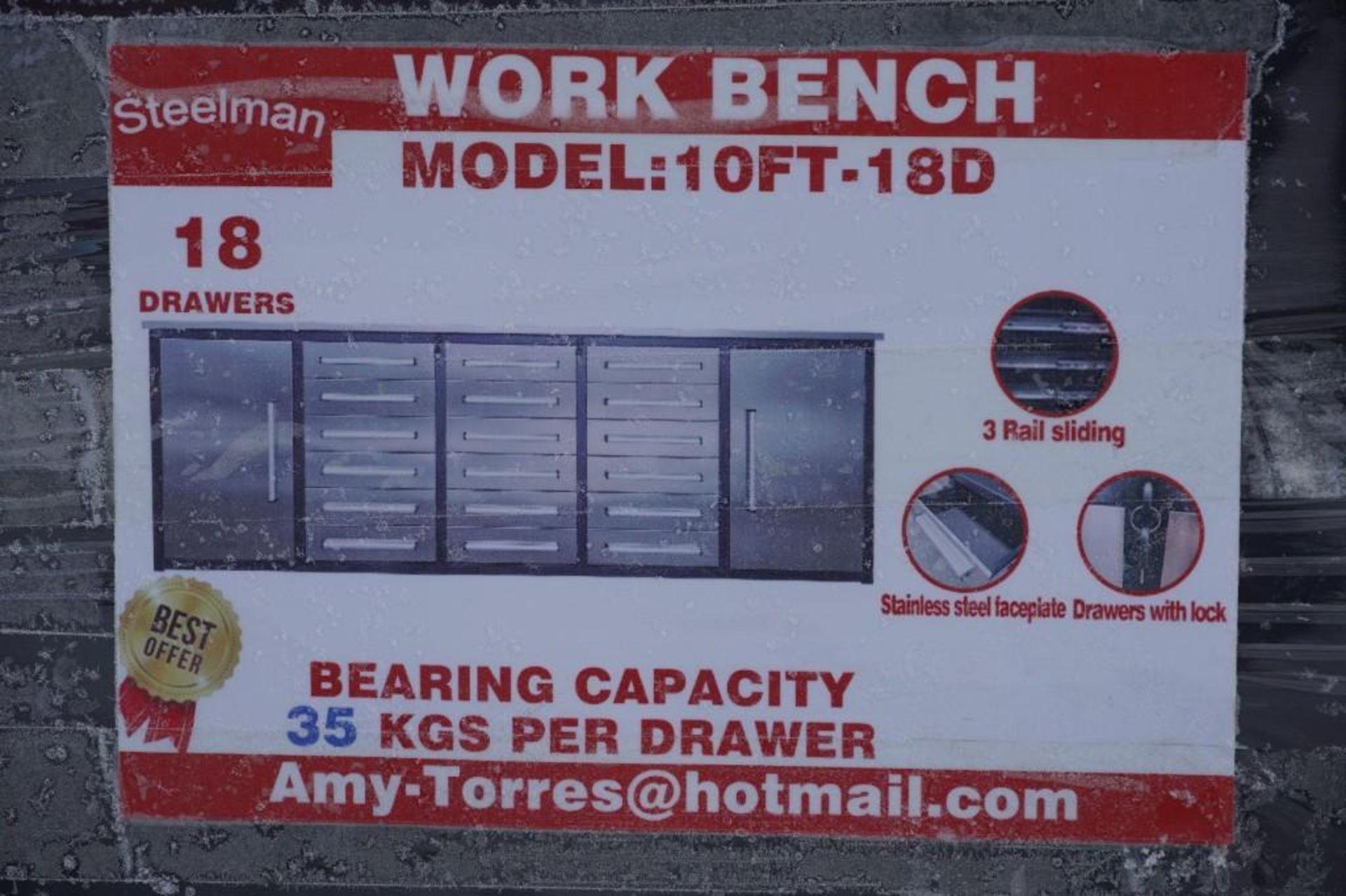 New 18 Drawer Work Bench* - Image 2 of 3