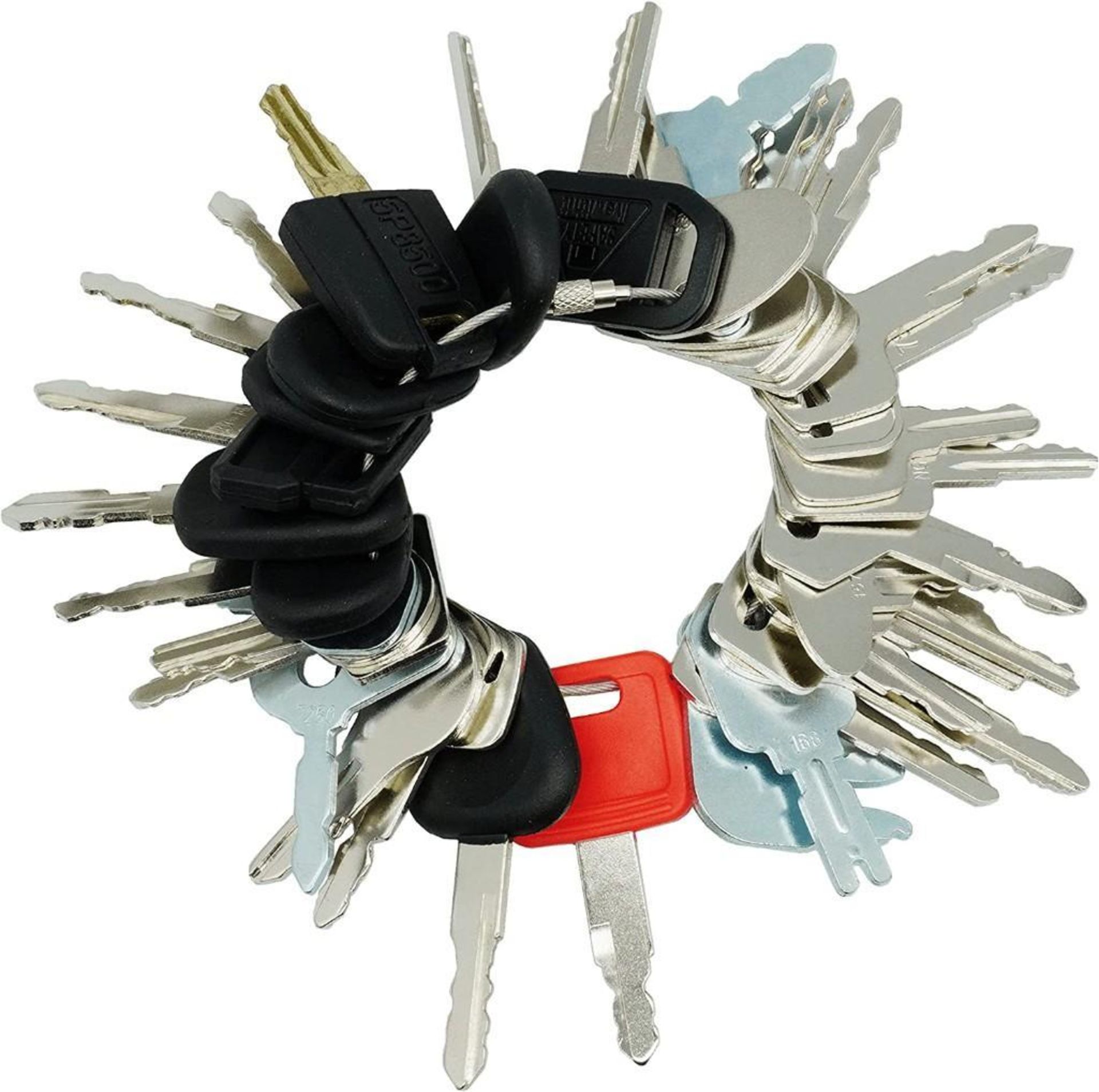 Heavy Equipment Key Set 36 Keys