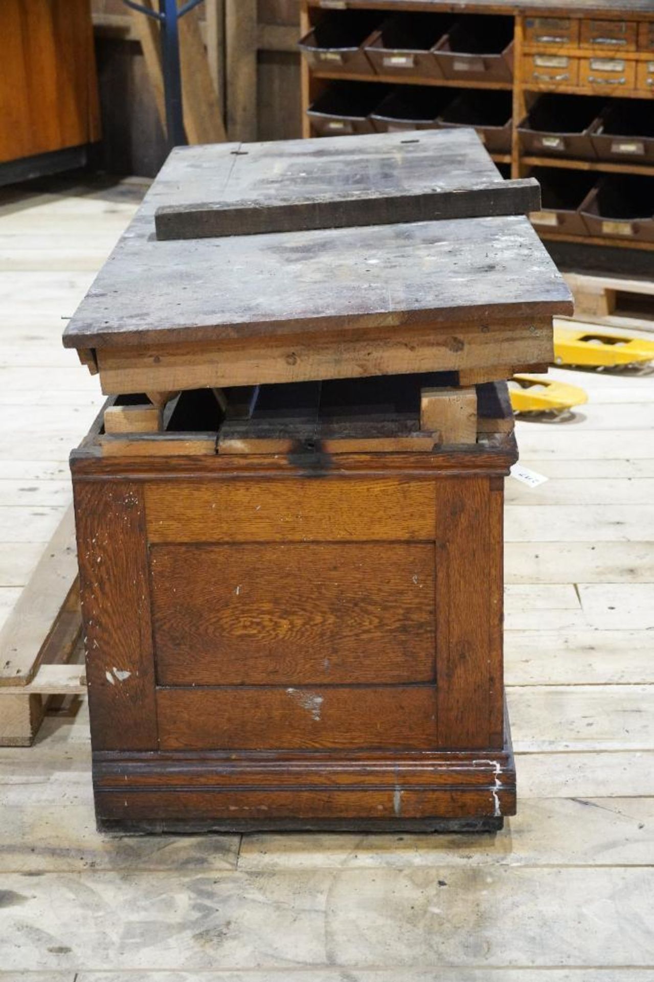 Early Oak Hardware Cabinet - Image 2 of 5