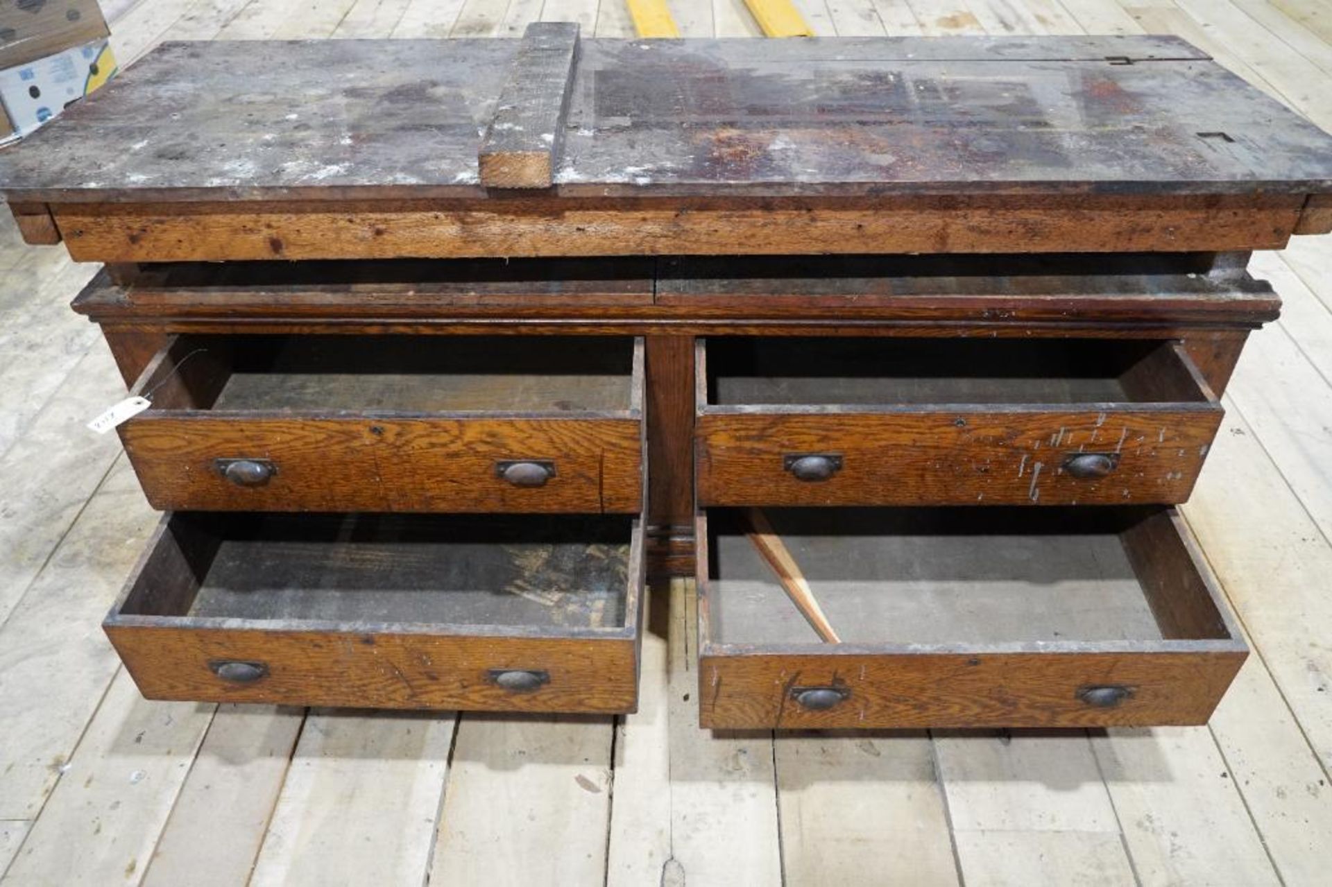 Early Oak Hardware Cabinet - Image 5 of 5