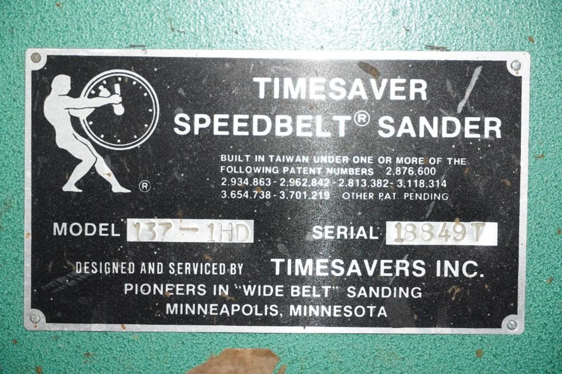 Timesaver Wide Belt Sander - Image 11 of 20