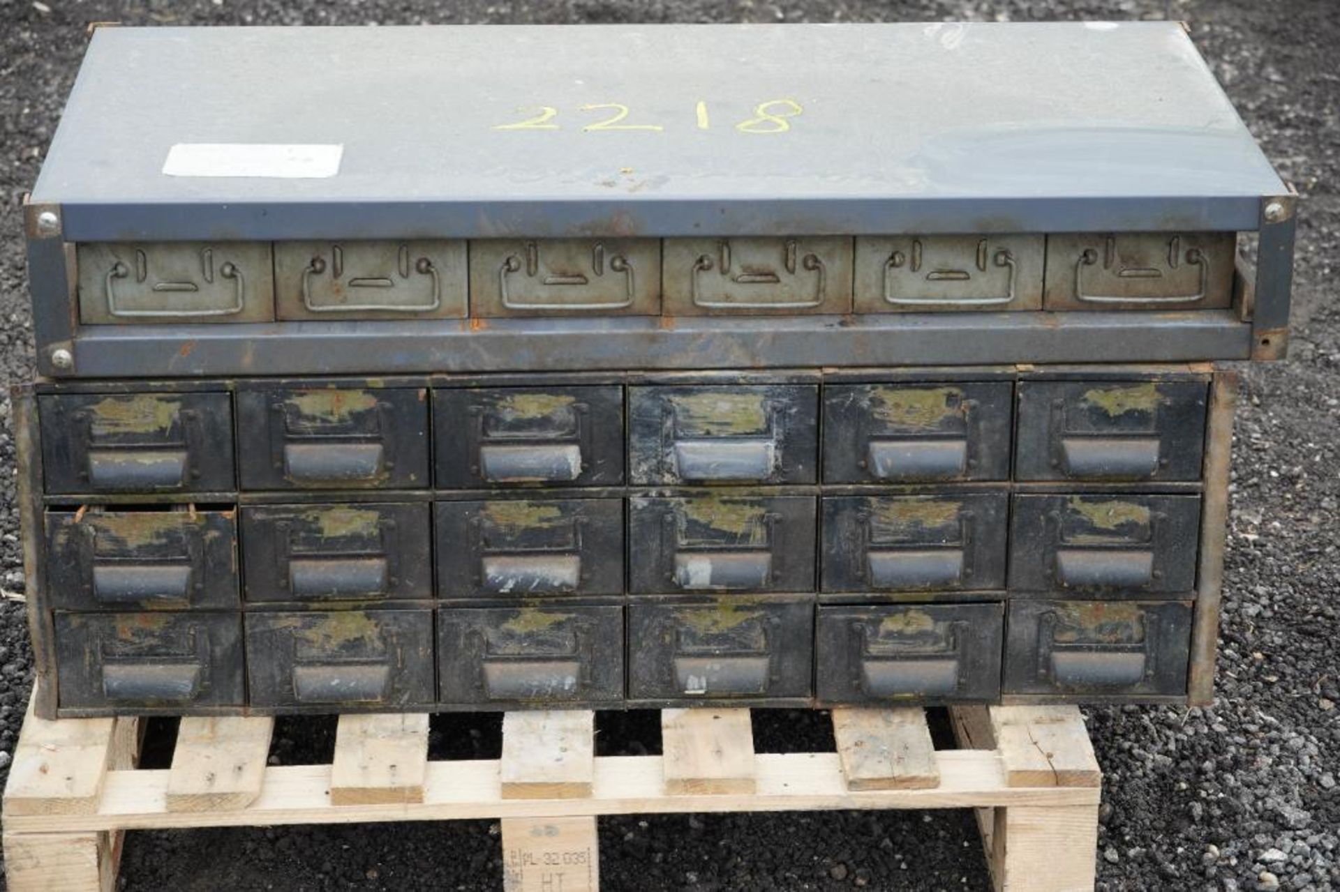 24 Drawer Metal Cabinet