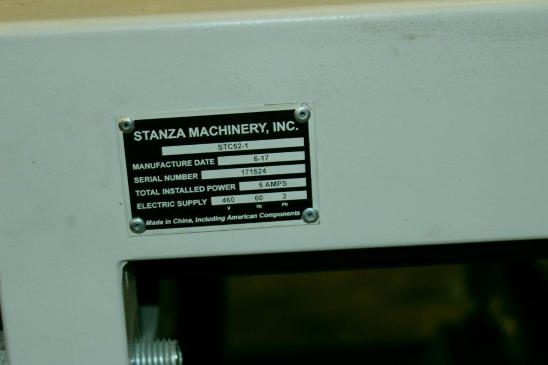 Stanza Machinery Company Belt Conveyor - Image 4 of 4