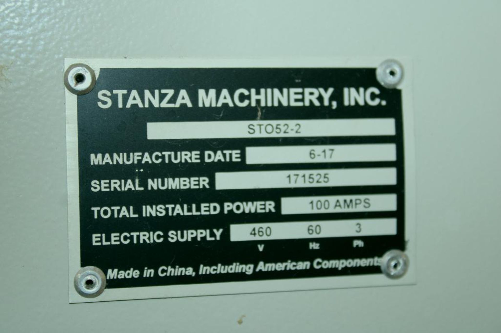 Stanza Machinery Company UV Oven - Image 8 of 8