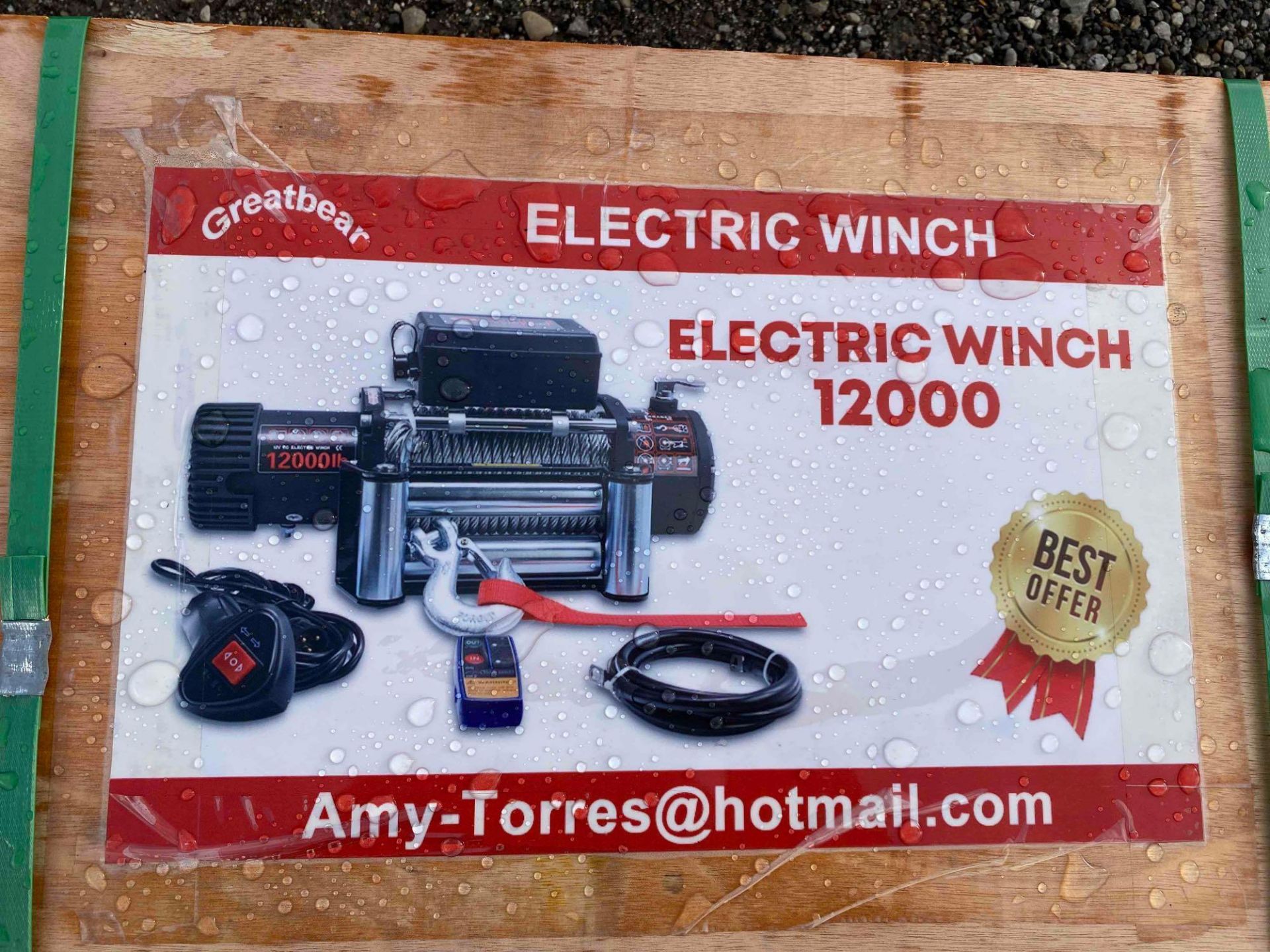 New 12'000 lb Electric Winch