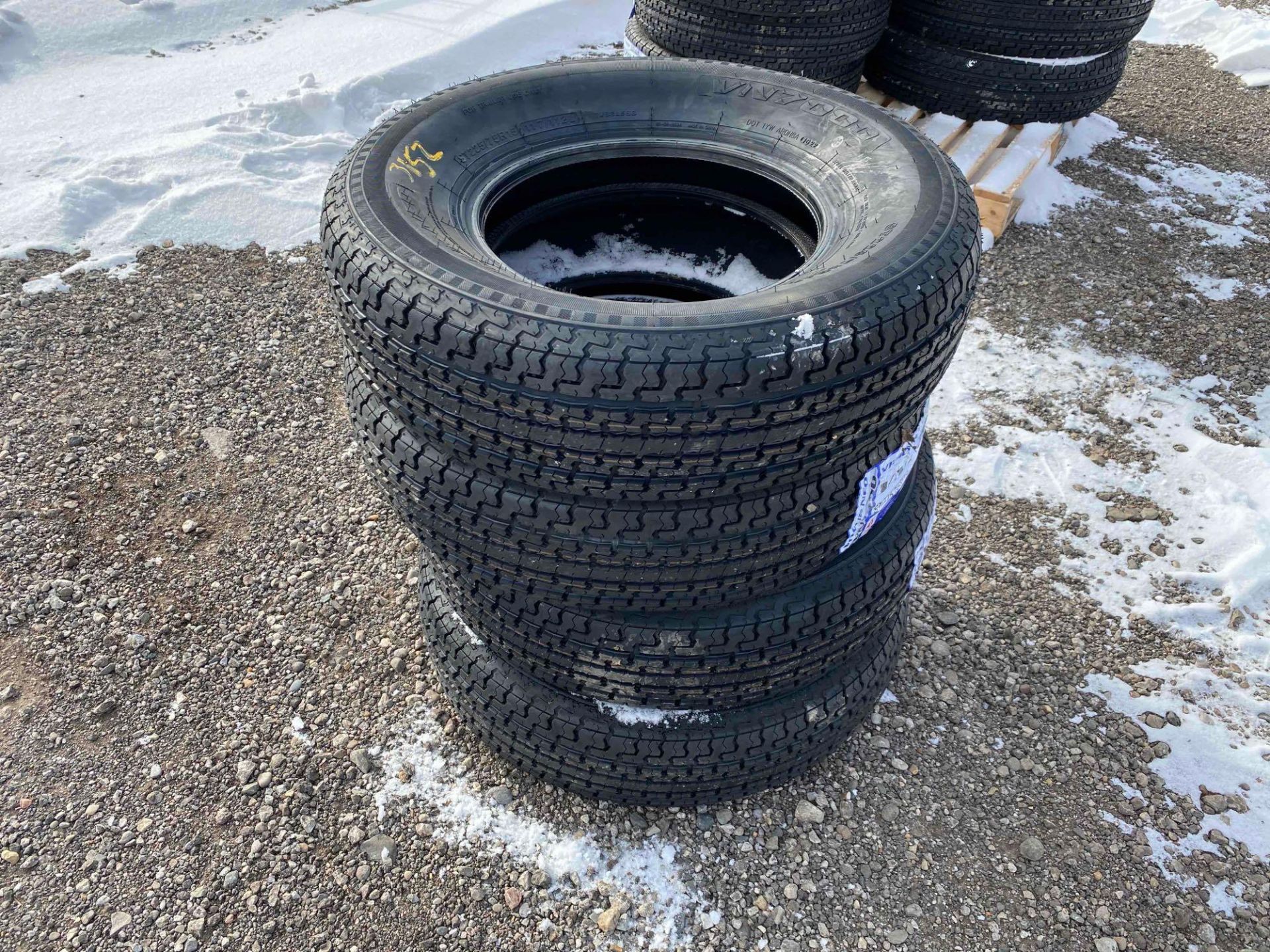 New Set of 4 Radial Trailer Tires ST225/75R15 - Image 2 of 3