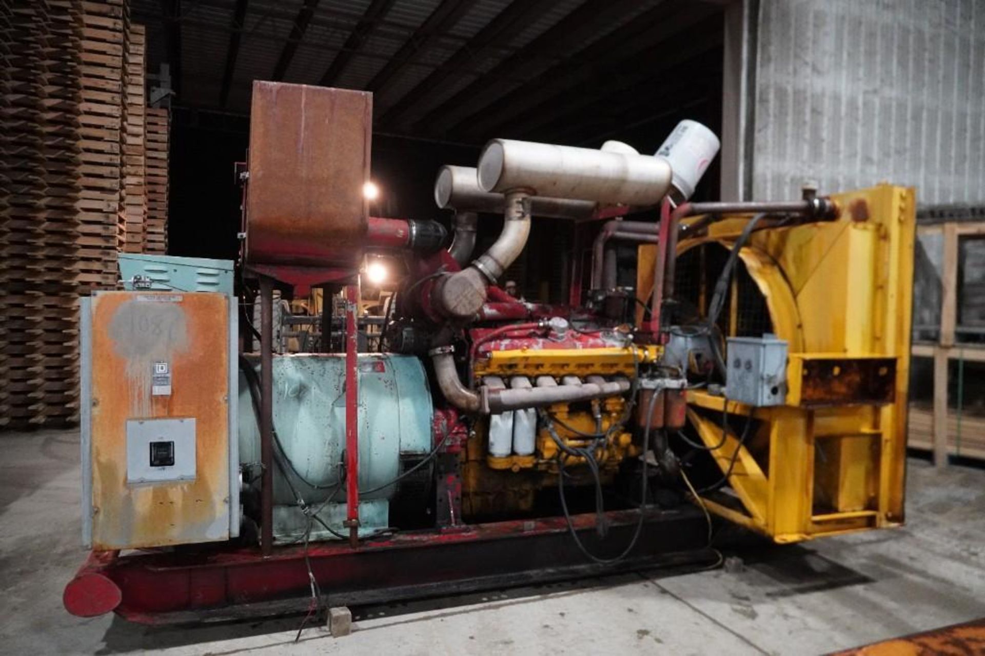 500 KW Generator with Detroit V12