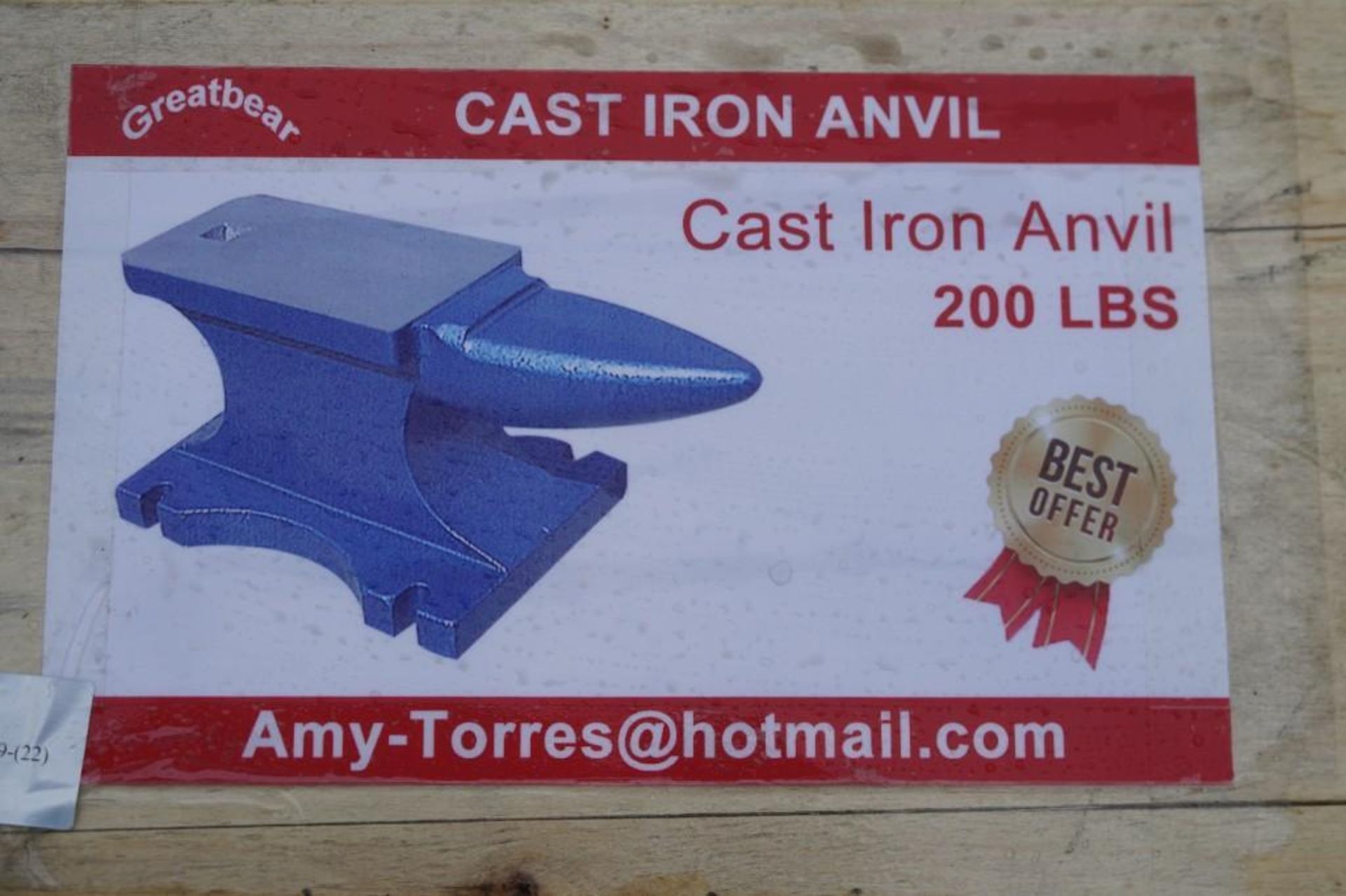 Greatbear Cast Iron Anvil