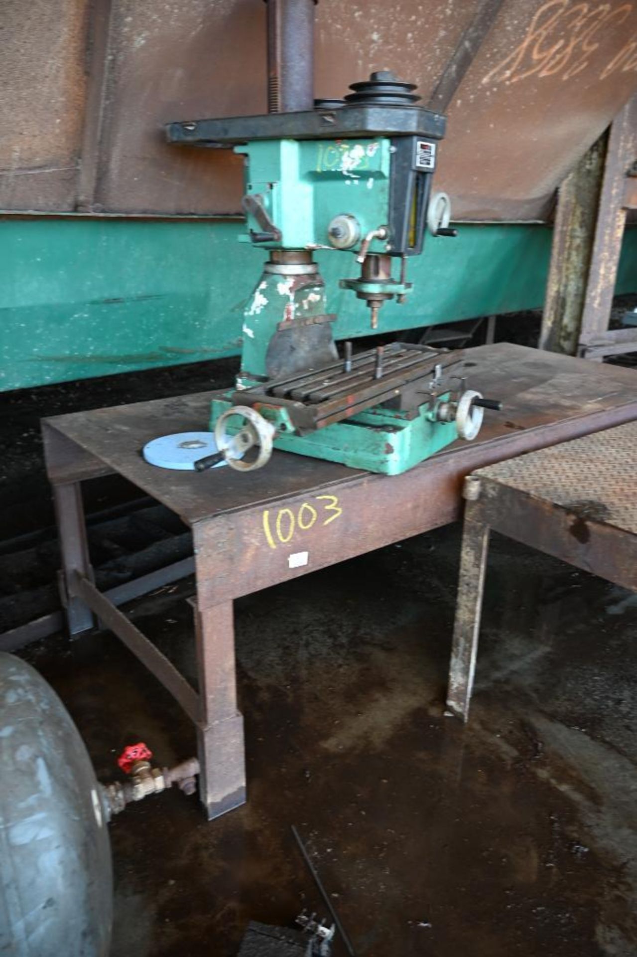 Drill Press & Steel Bench