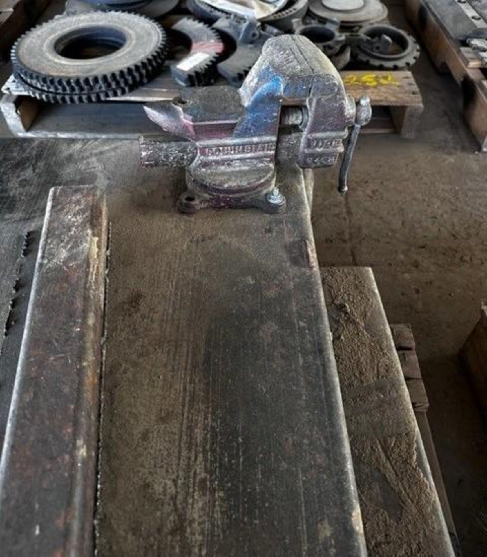 Steel Plate with Vise - Image 2 of 3