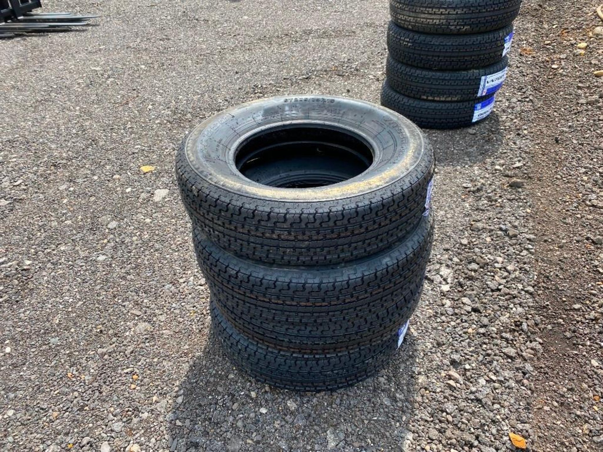 New! Set of 4 ST205/75R15 Radial Trailer Tires - Image 2 of 4