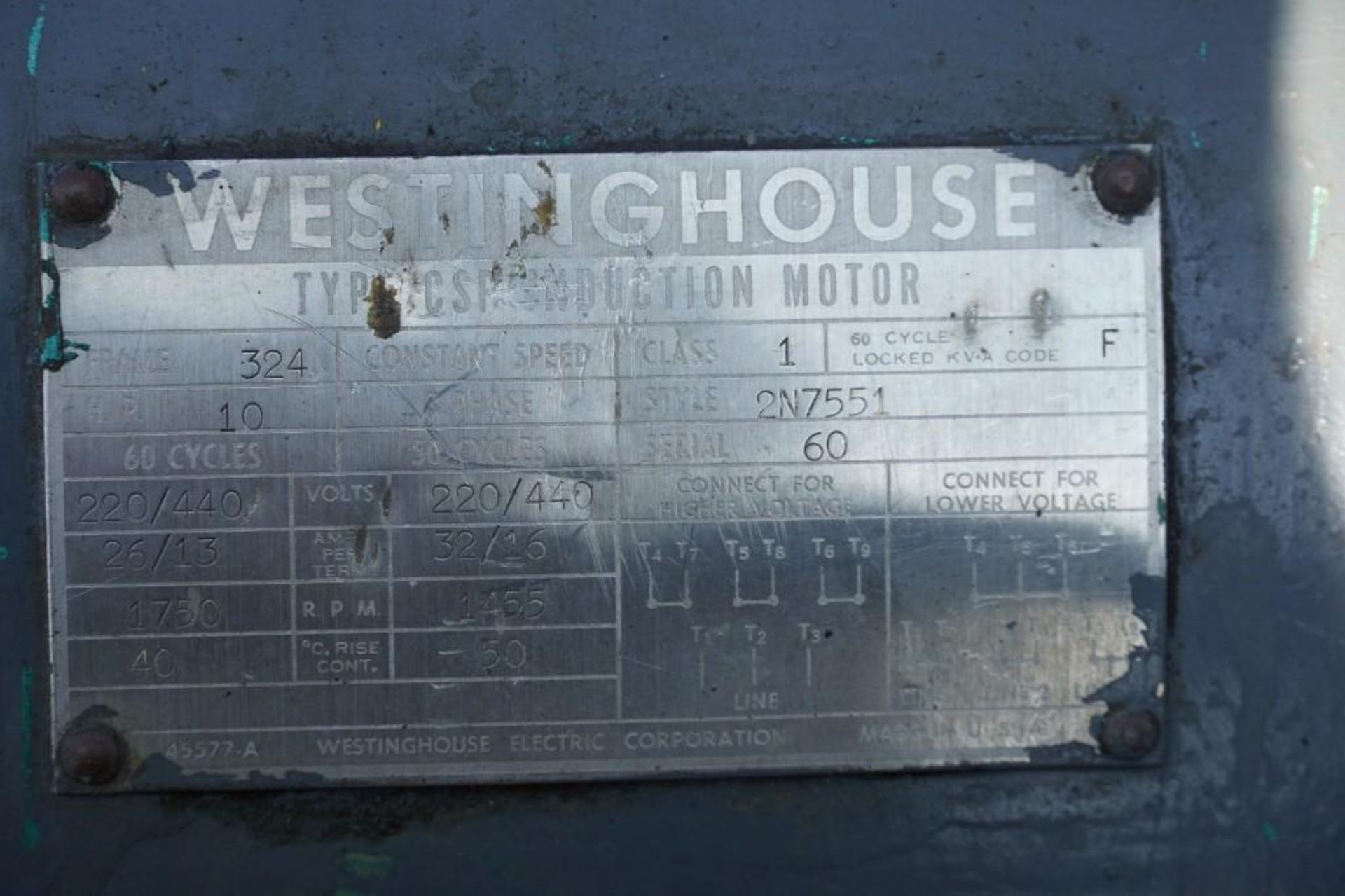 Westinghouse Air Compressor - Image 12 of 18
