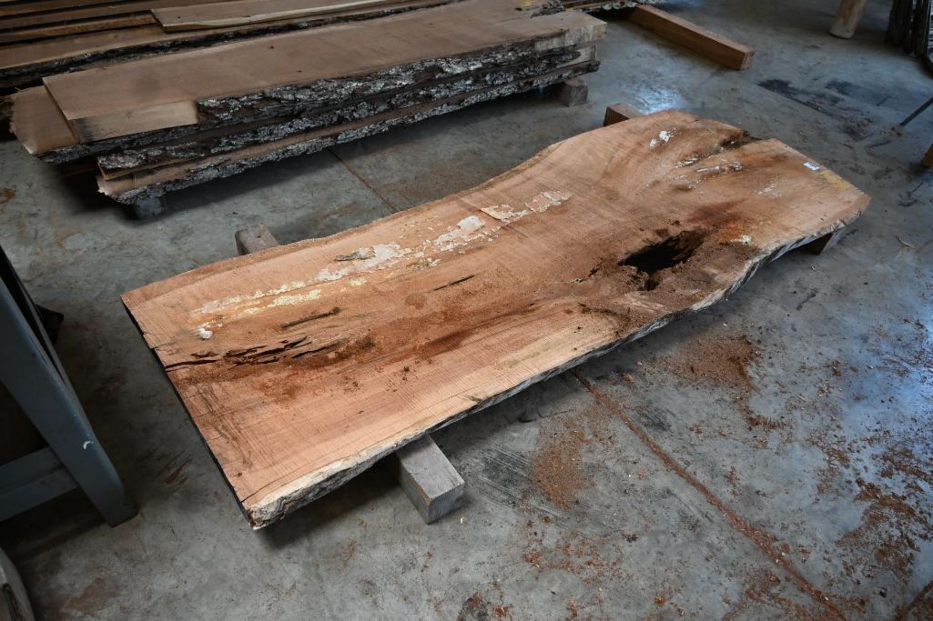 Rough Cut Cherry Table Top Slab - Image 2 of 6