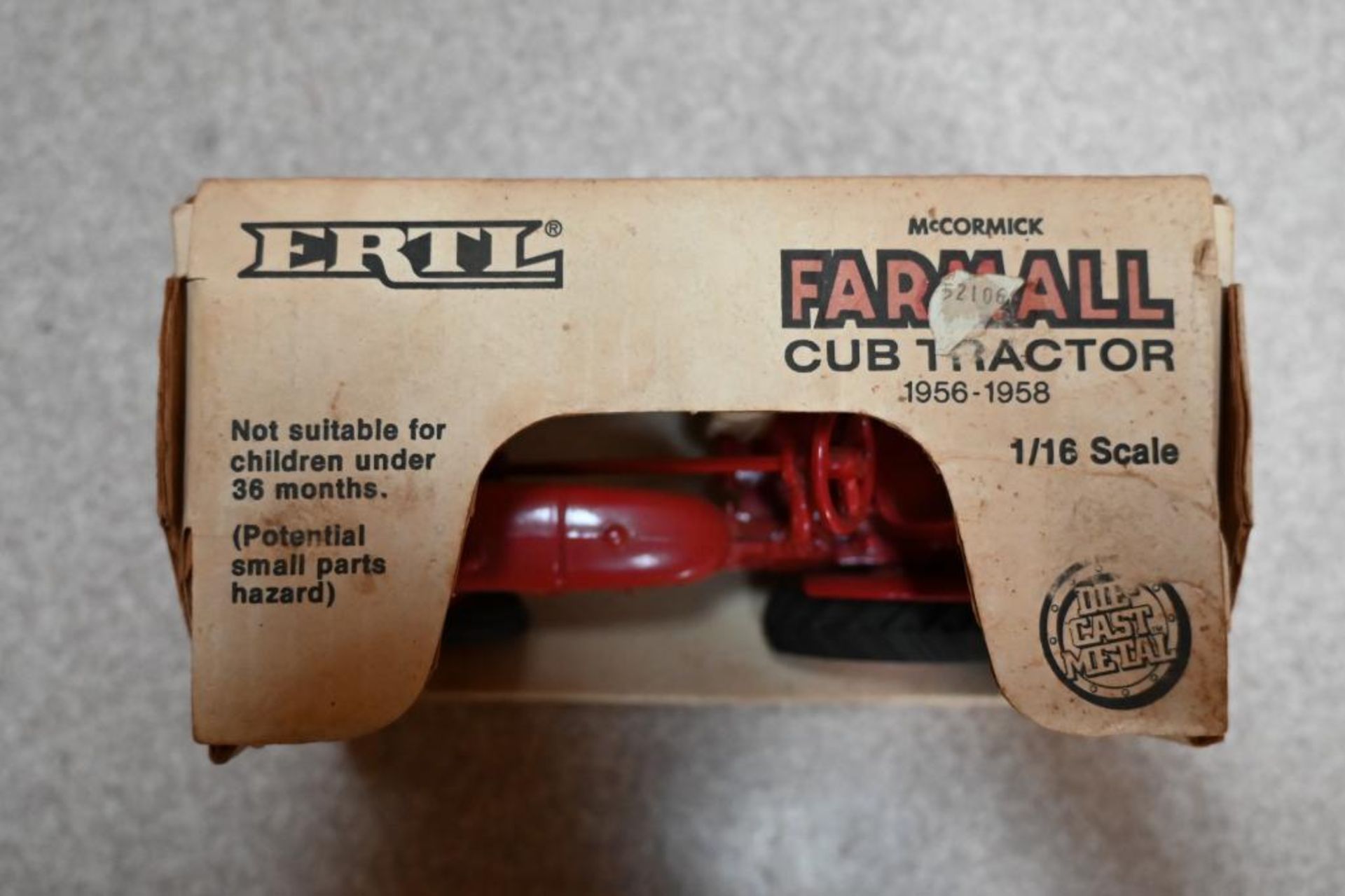 1/16 Scale Die Cast Metal Farmall Cub Tractor - Image 3 of 3