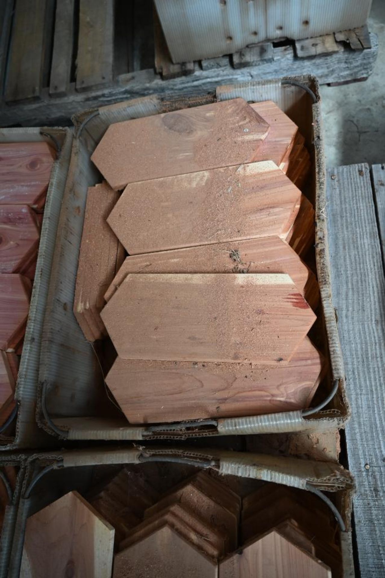 Pallet of Cedar Birdhouse Parts - Image 3 of 7