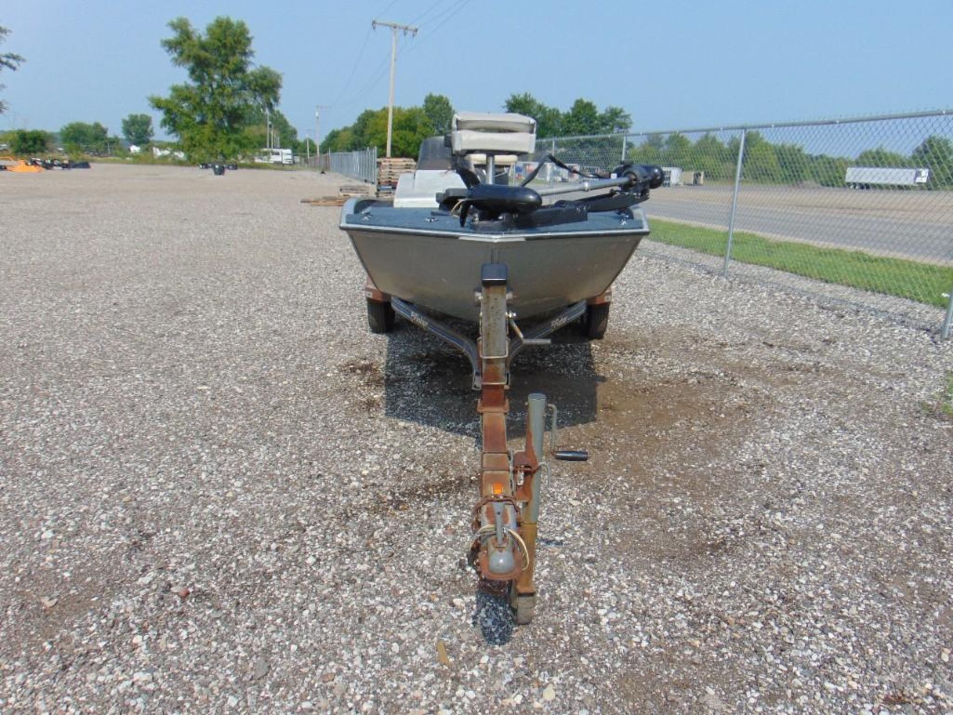 1994 Fisher Hawk 3V Boat and Trailer - Image 8 of 30