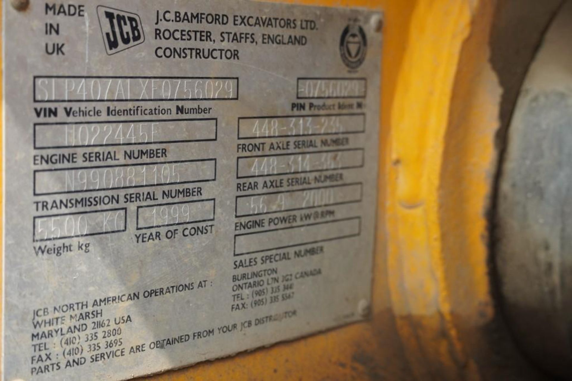 1999 JCB 407B Wheel Loader - Image 51 of 56