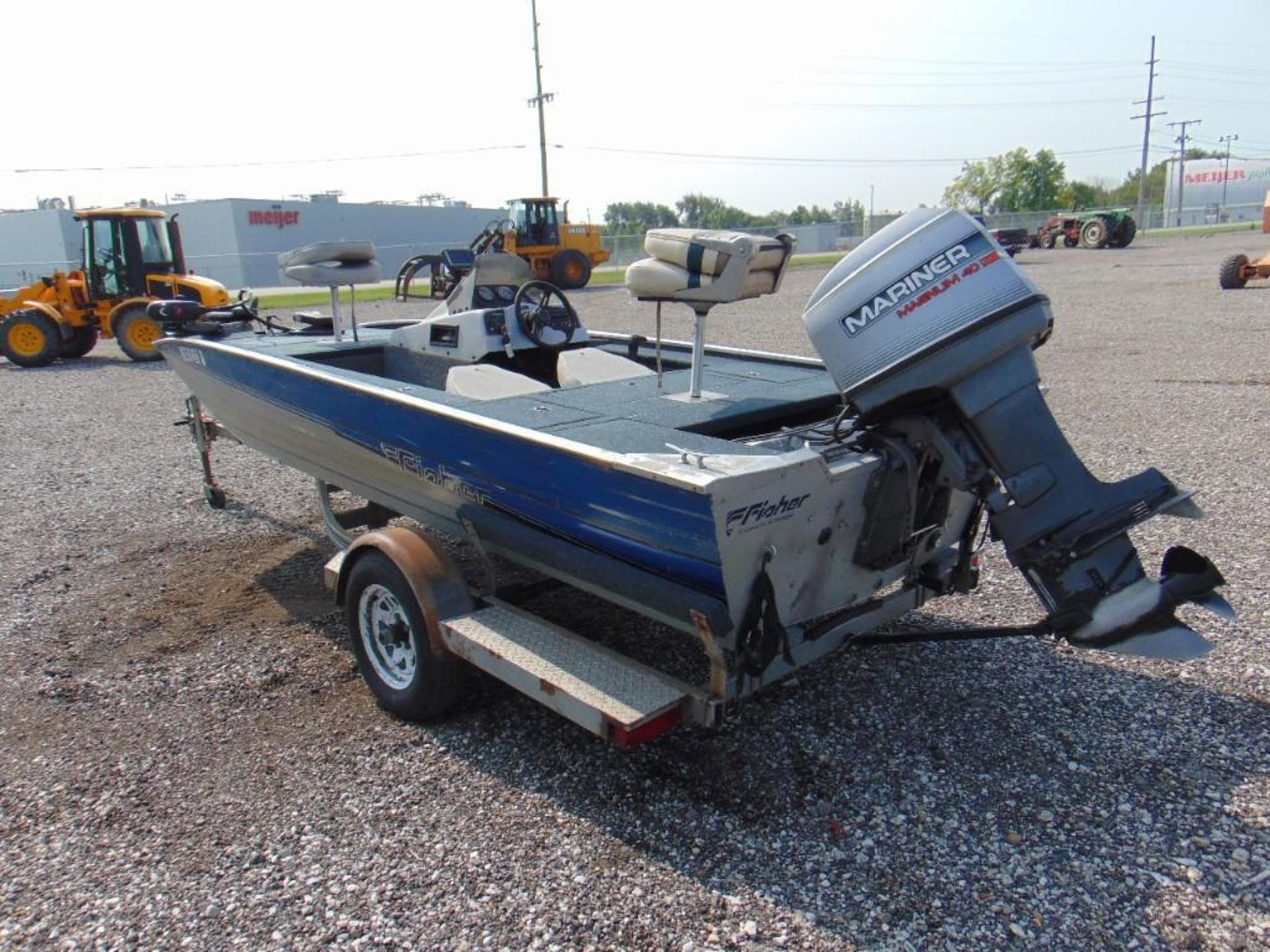 1994 Fisher Hawk 3V Boat and Trailer - Image 3 of 30