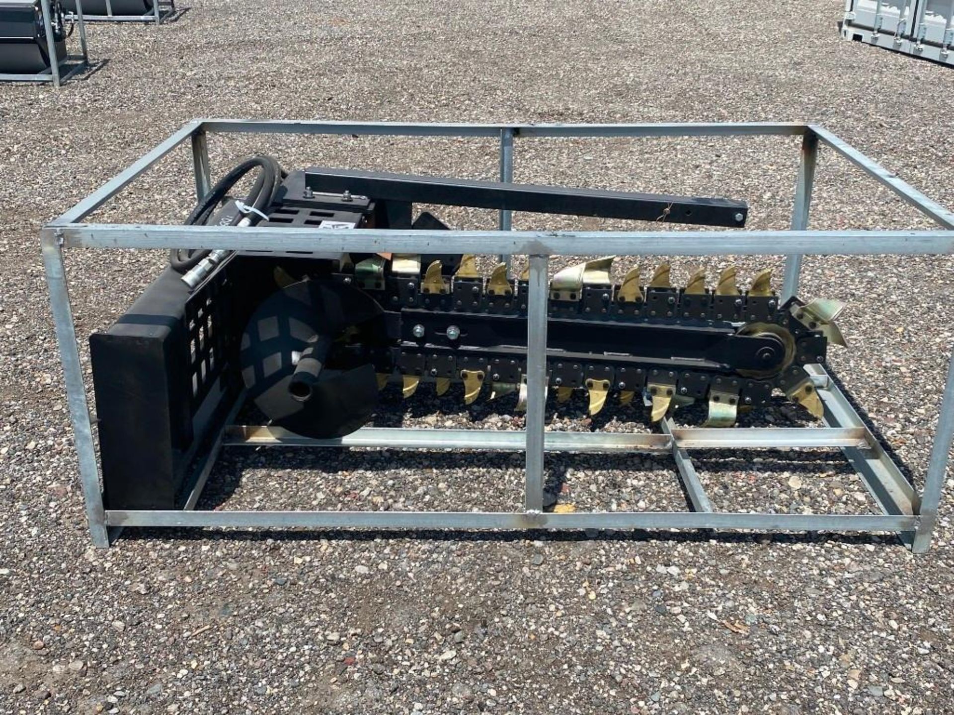 New Skid Steer Trencher Attachment - Image 4 of 6