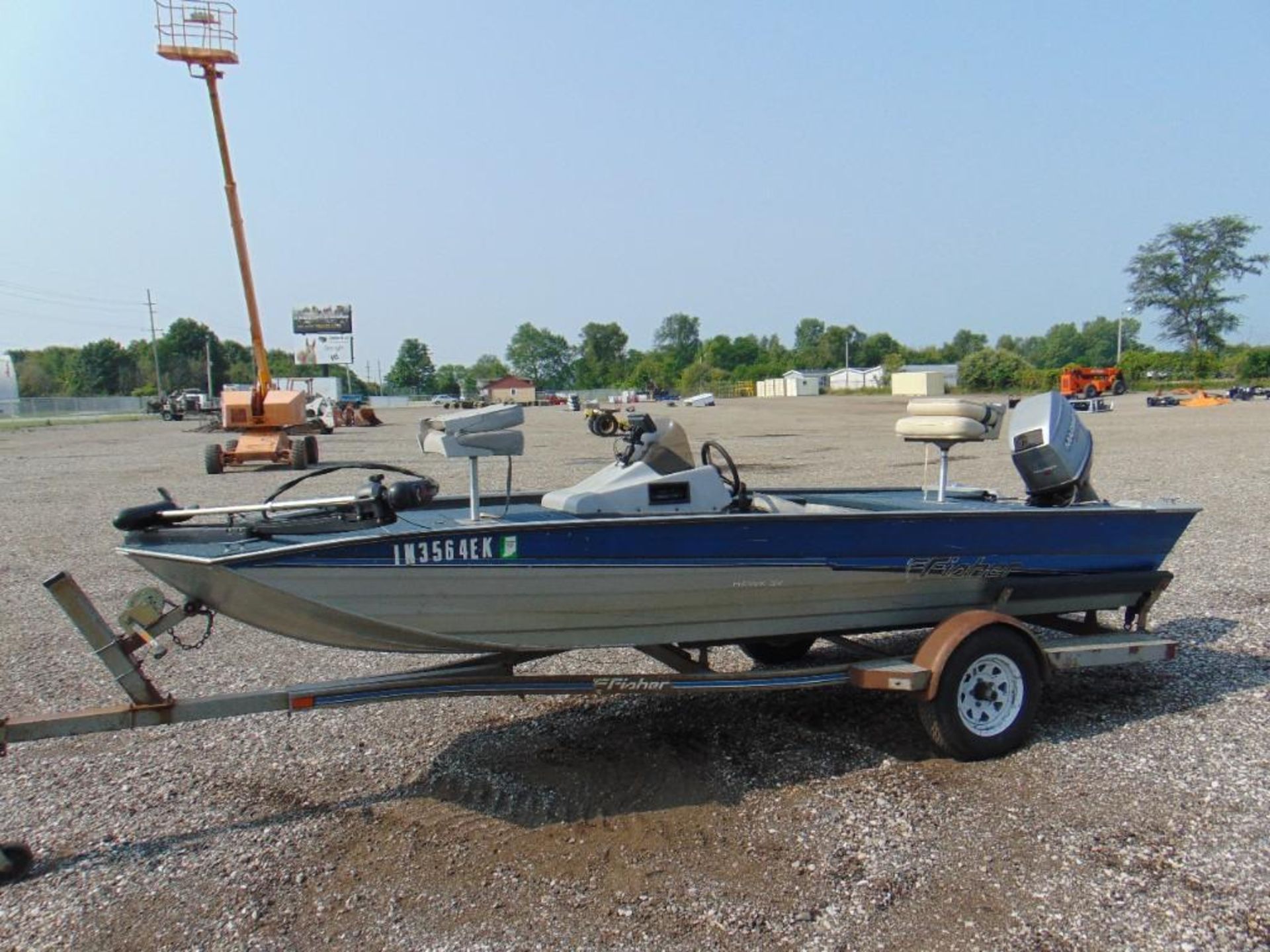 1994 Fisher Hawk 3V Boat and Trailer - Image 2 of 30