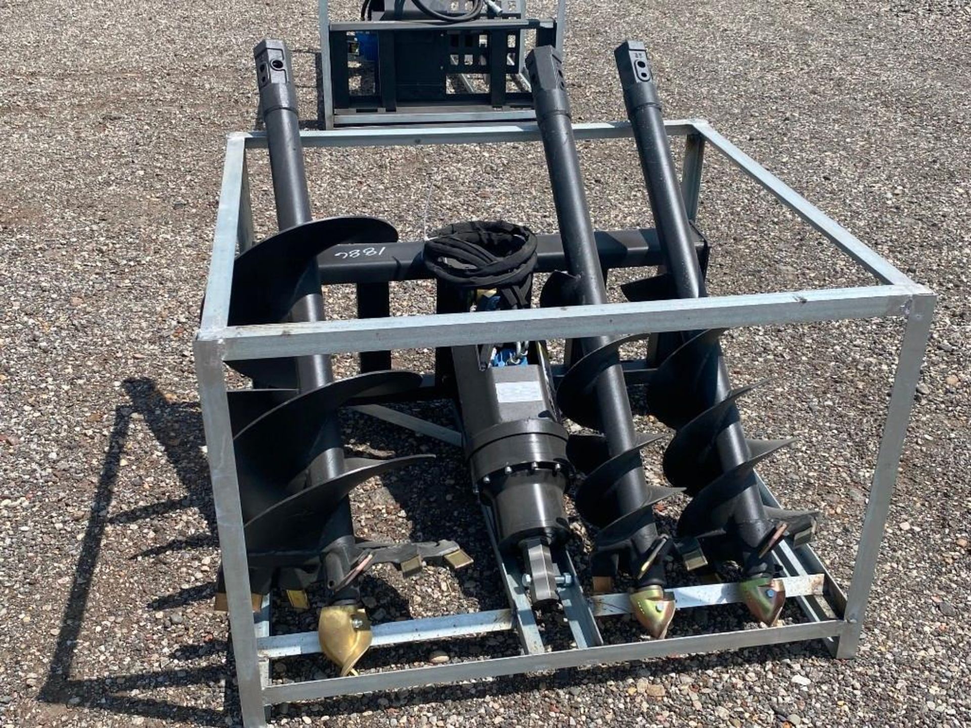 New Skid Steer Auger Attachment