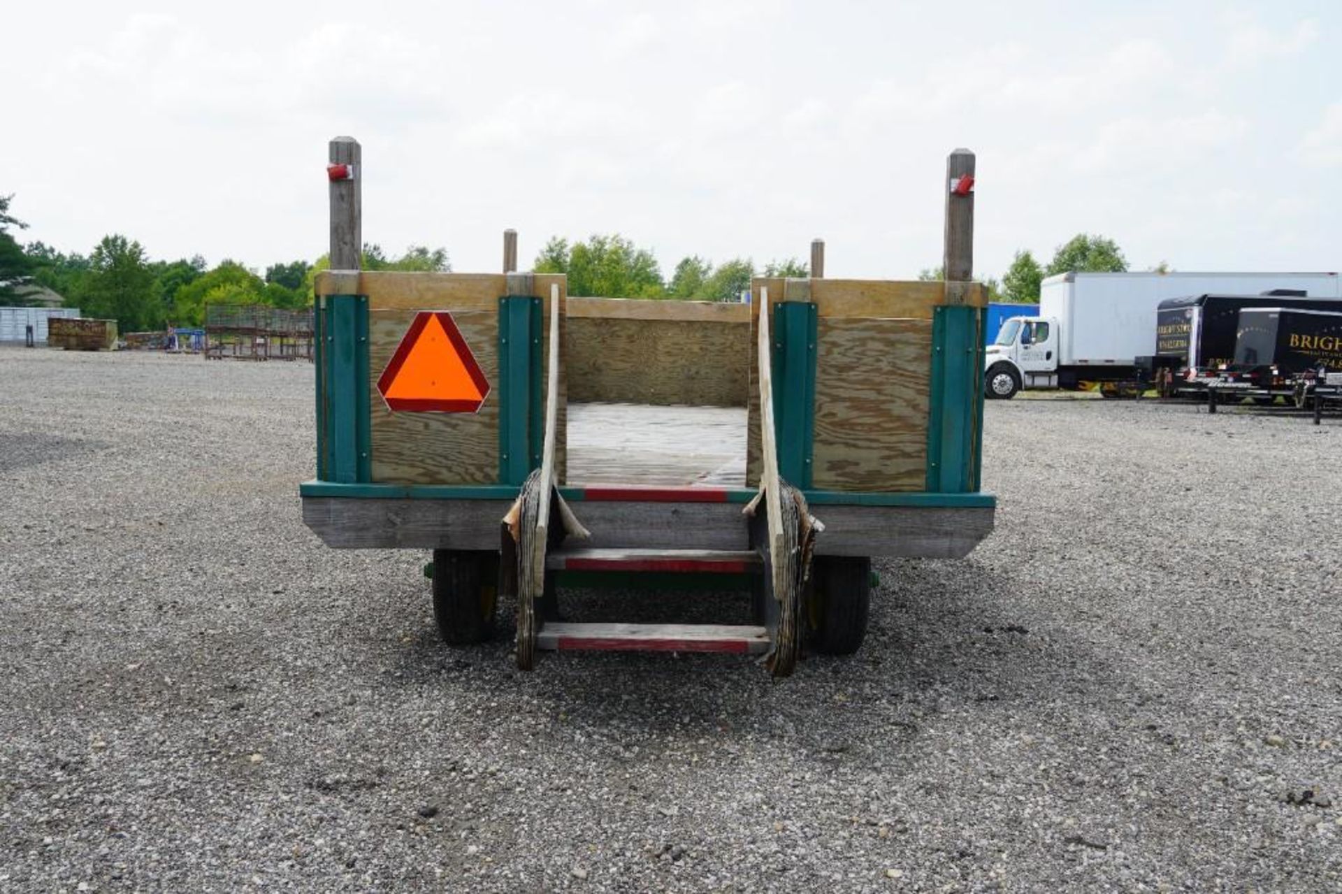 Hay Ride People Hauler Wagon on John Deere Running Gear - Image 4 of 30