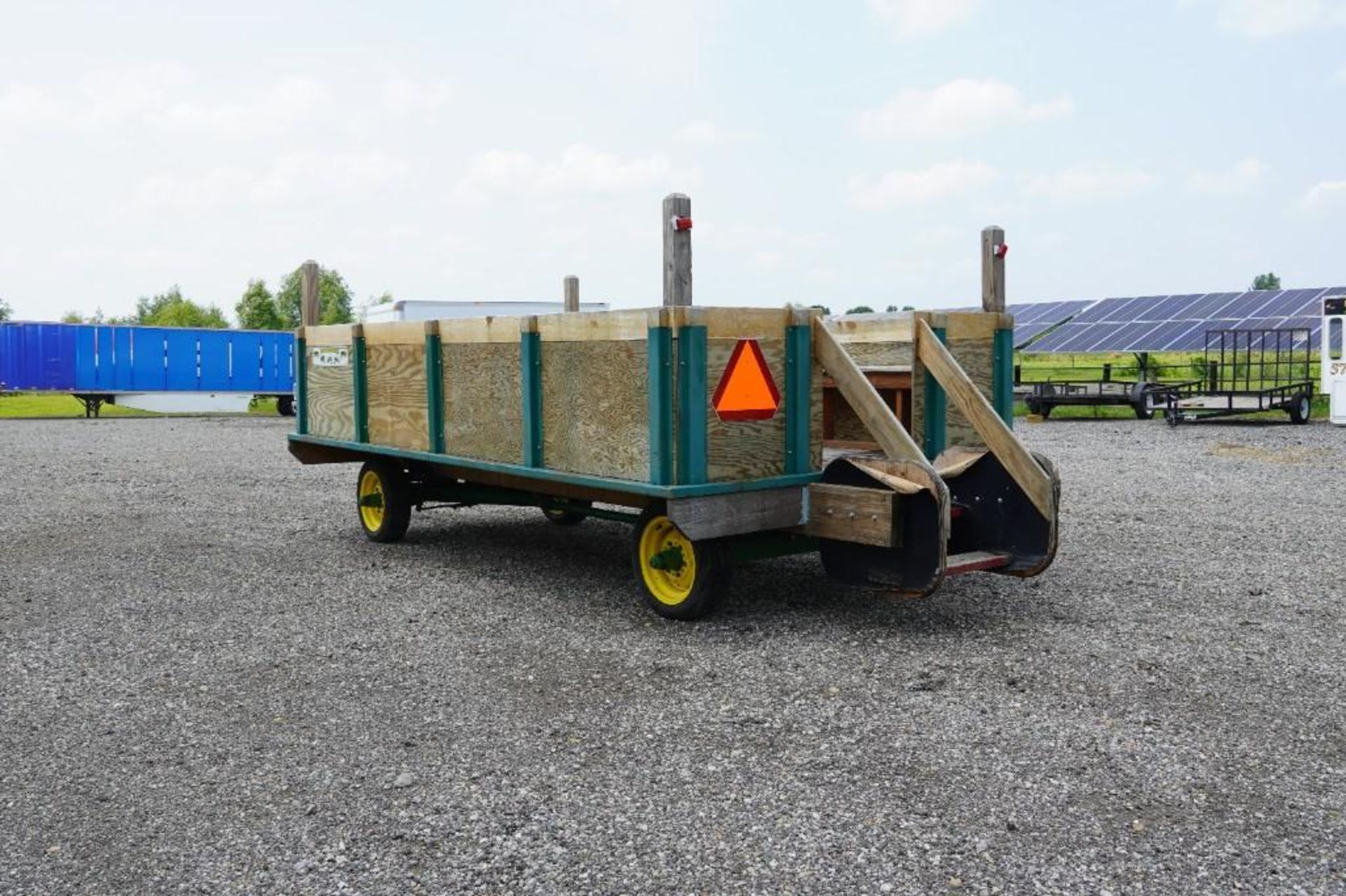 Hay Ride People Hauler Wagon on John Deere Running Gear - Image 3 of 30