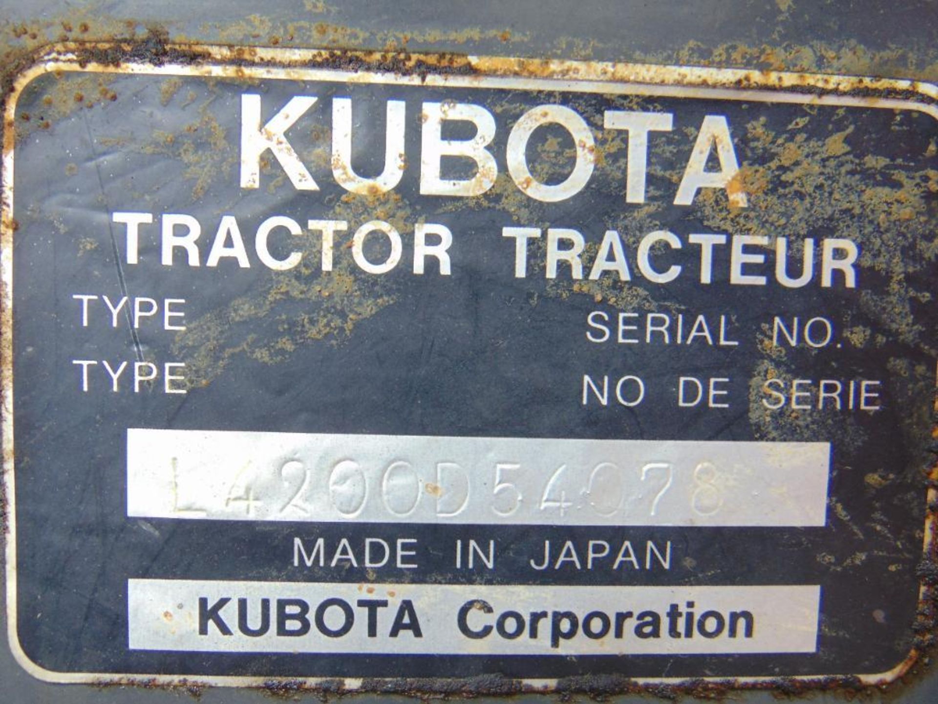 Kubota L4200 Tractor - Image 11 of 24