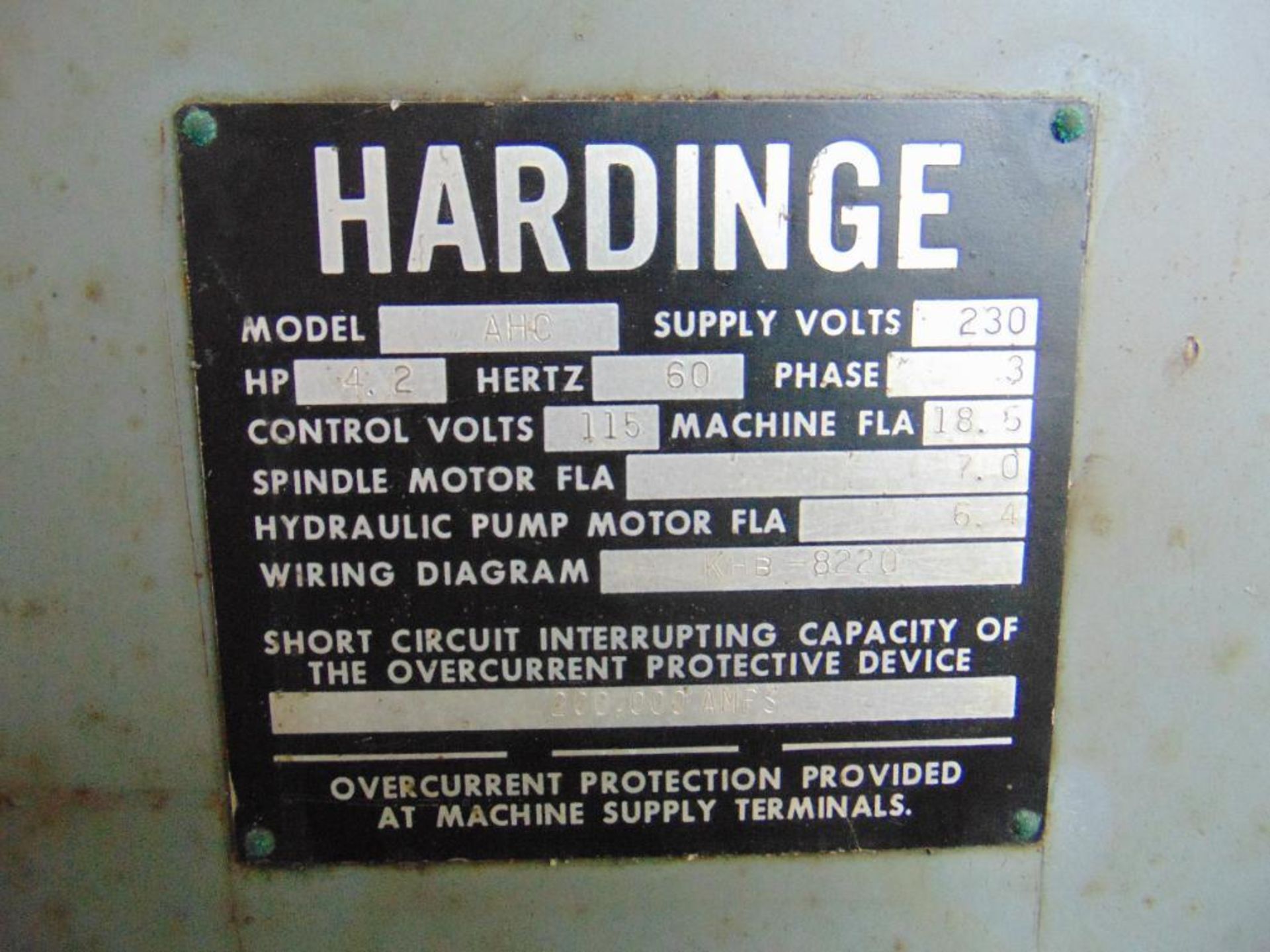 Hardinge Super Precision Model AHC Turret Lathe - Image 14 of 14