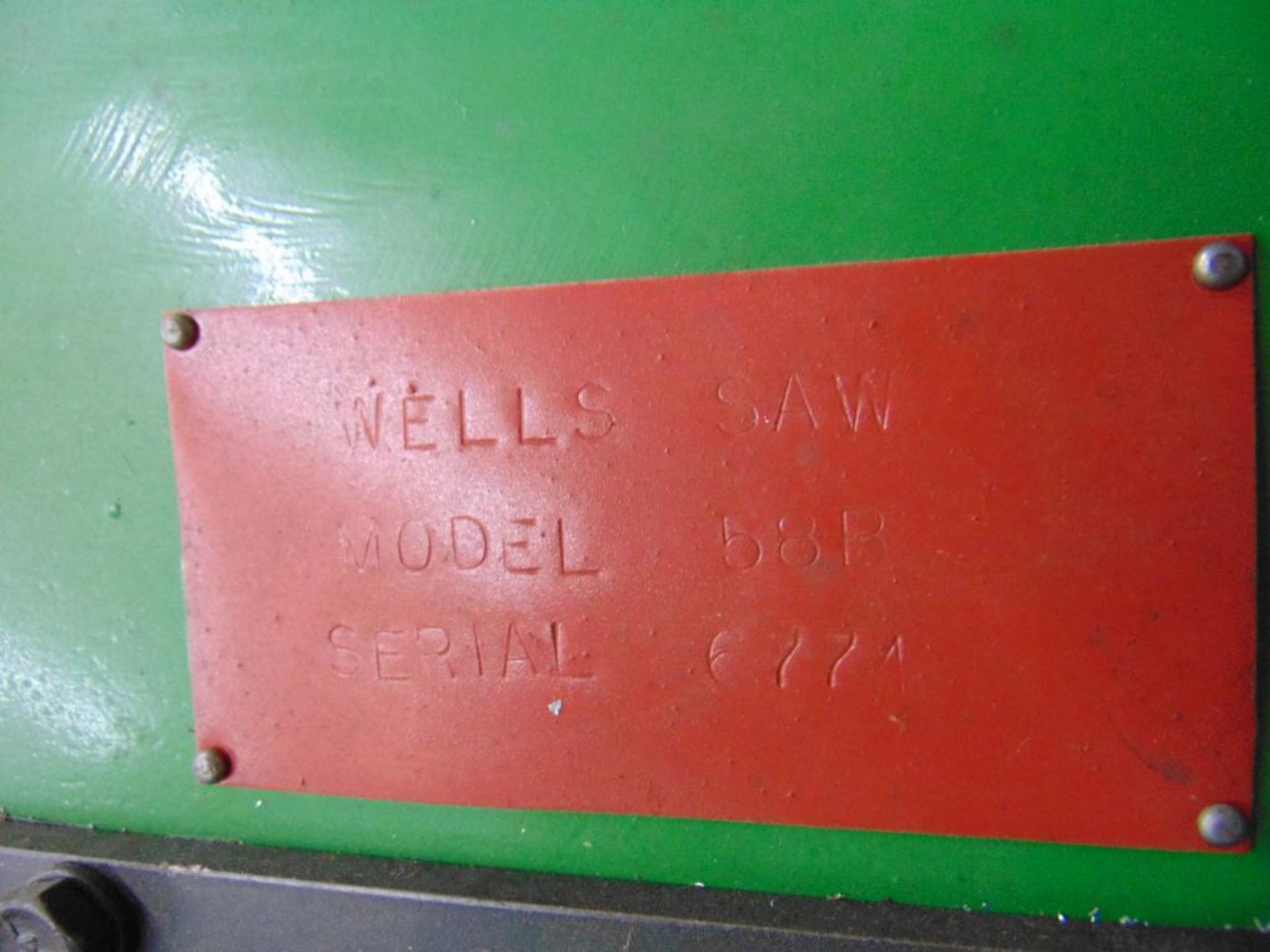 Wells Metal Cutting Band Saw - Image 5 of 6