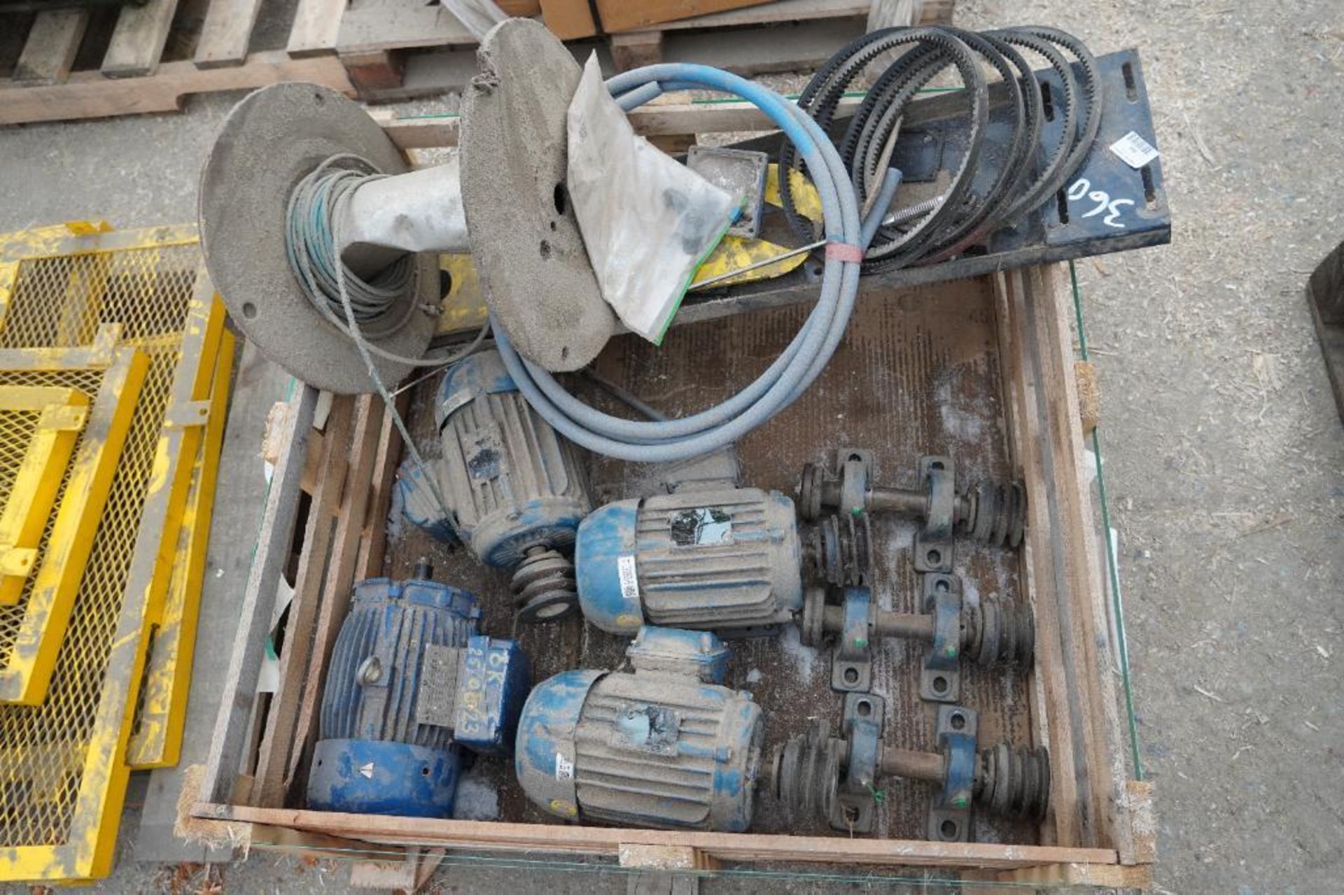 Pallet of Motors and Belts - Image 2 of 3
